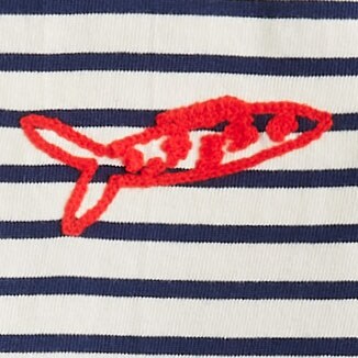 Girls' critter tee with embroidery FISH CRITTER j.crew: girls' critter tee with embroidery for girls