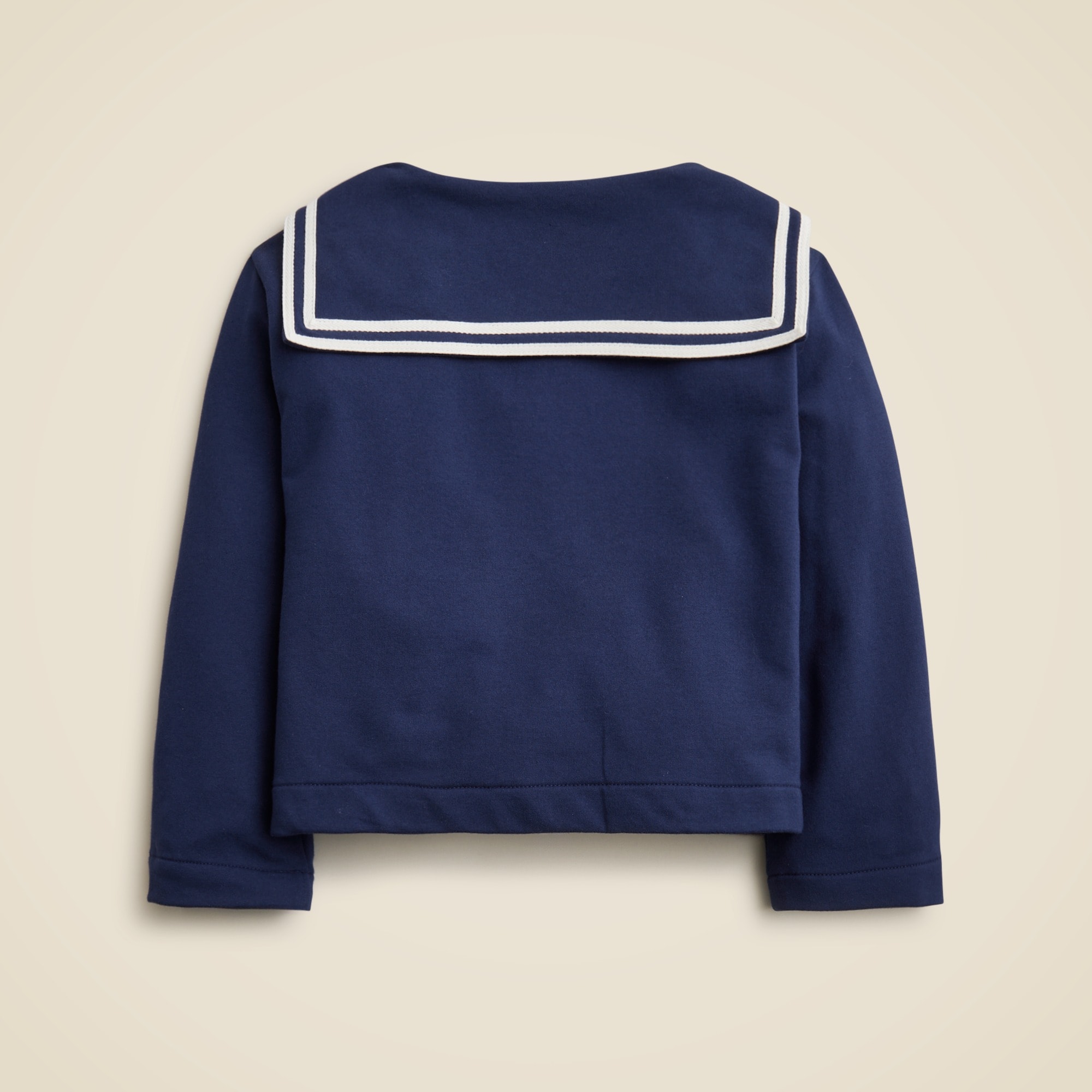 J.Crew: Girls' Sailor-collar Sweatshirt For Girls