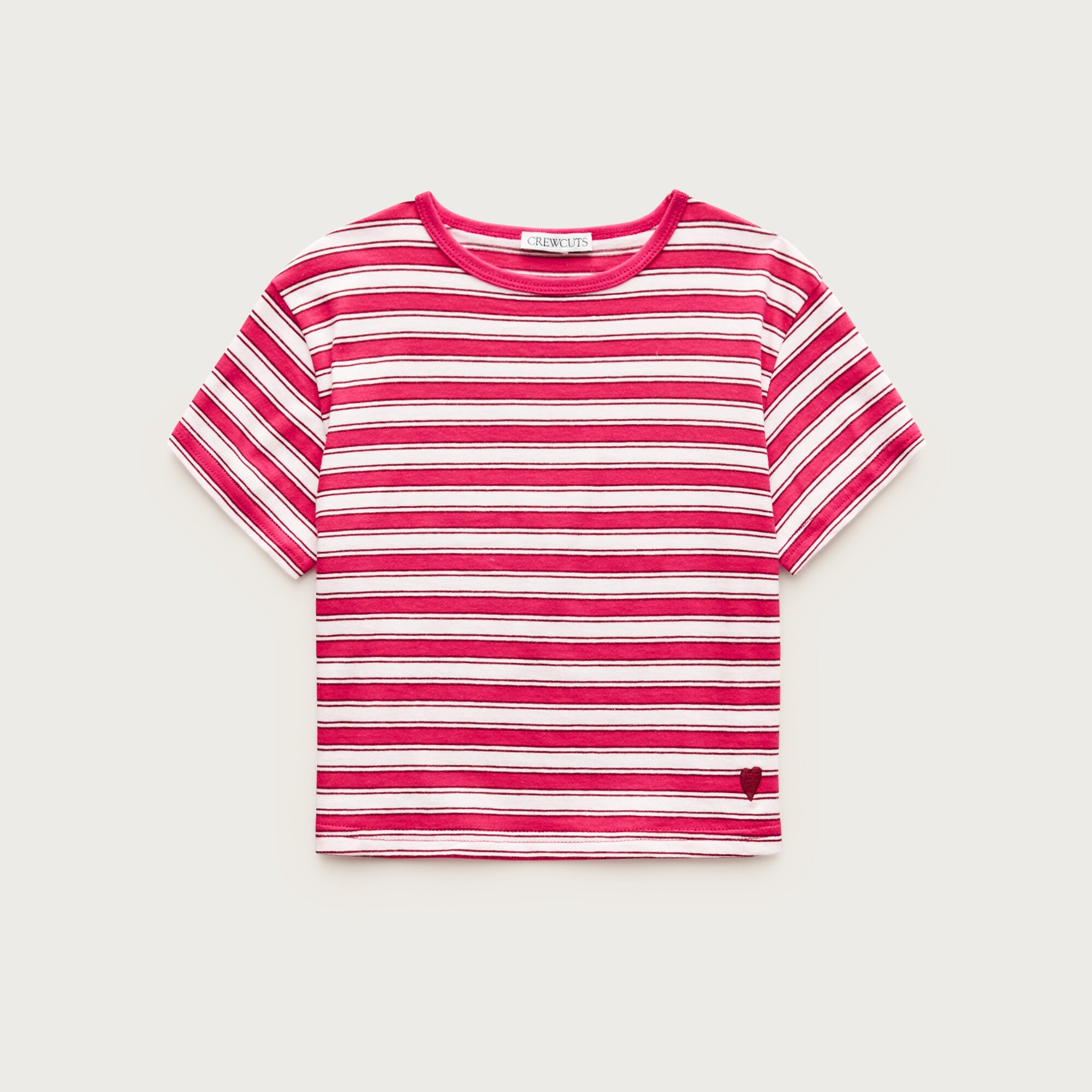 Girls' everyday T-shirt in vintage jersey