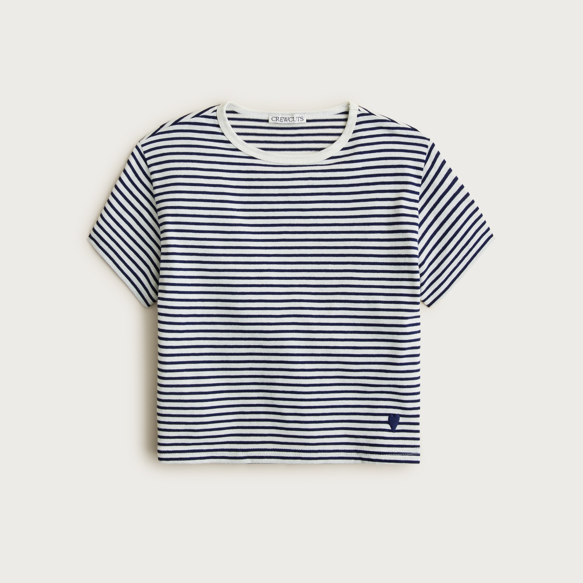 Girls' everyday T-shirt in vintage jersey