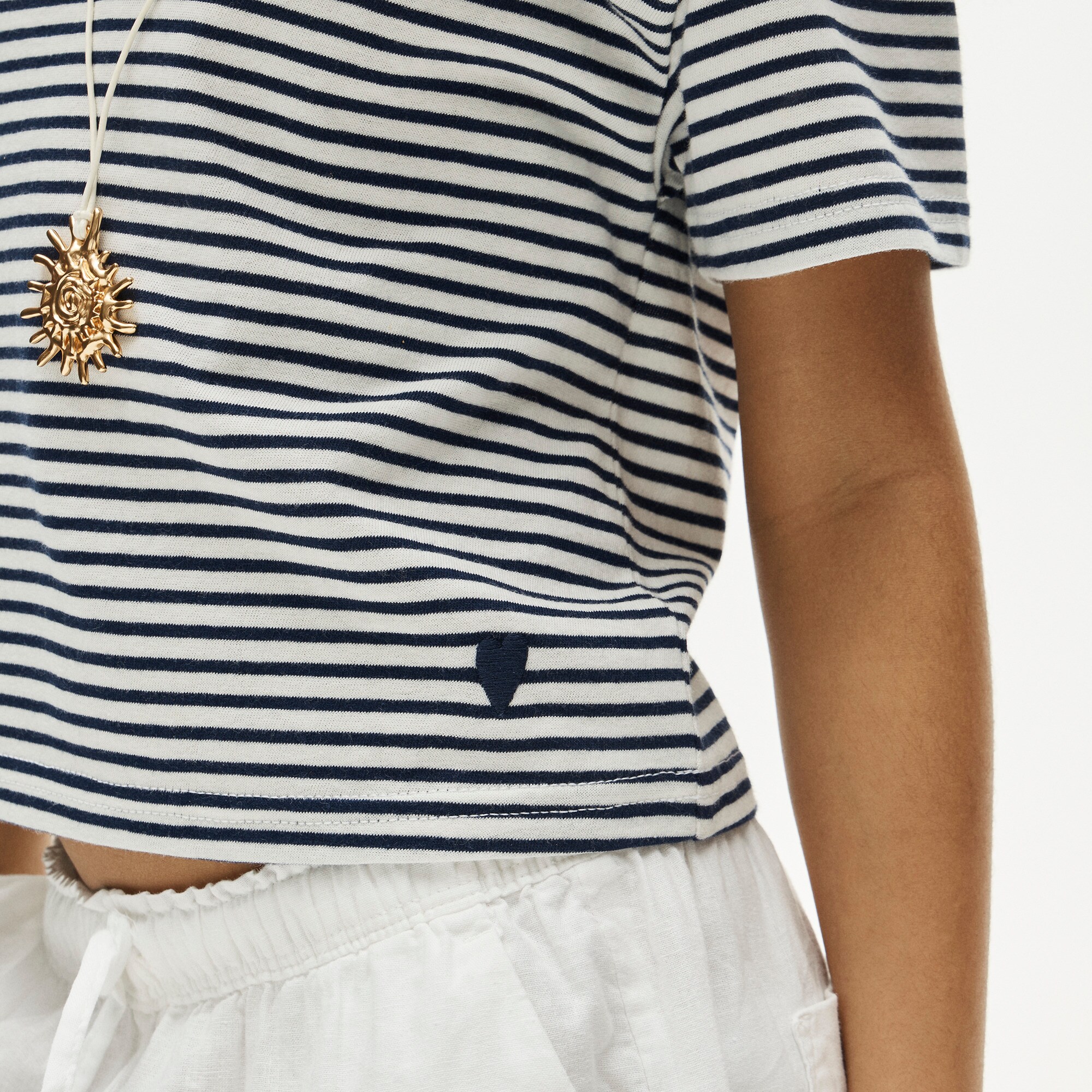 Girls' everyday T-shirt in vintage jersey