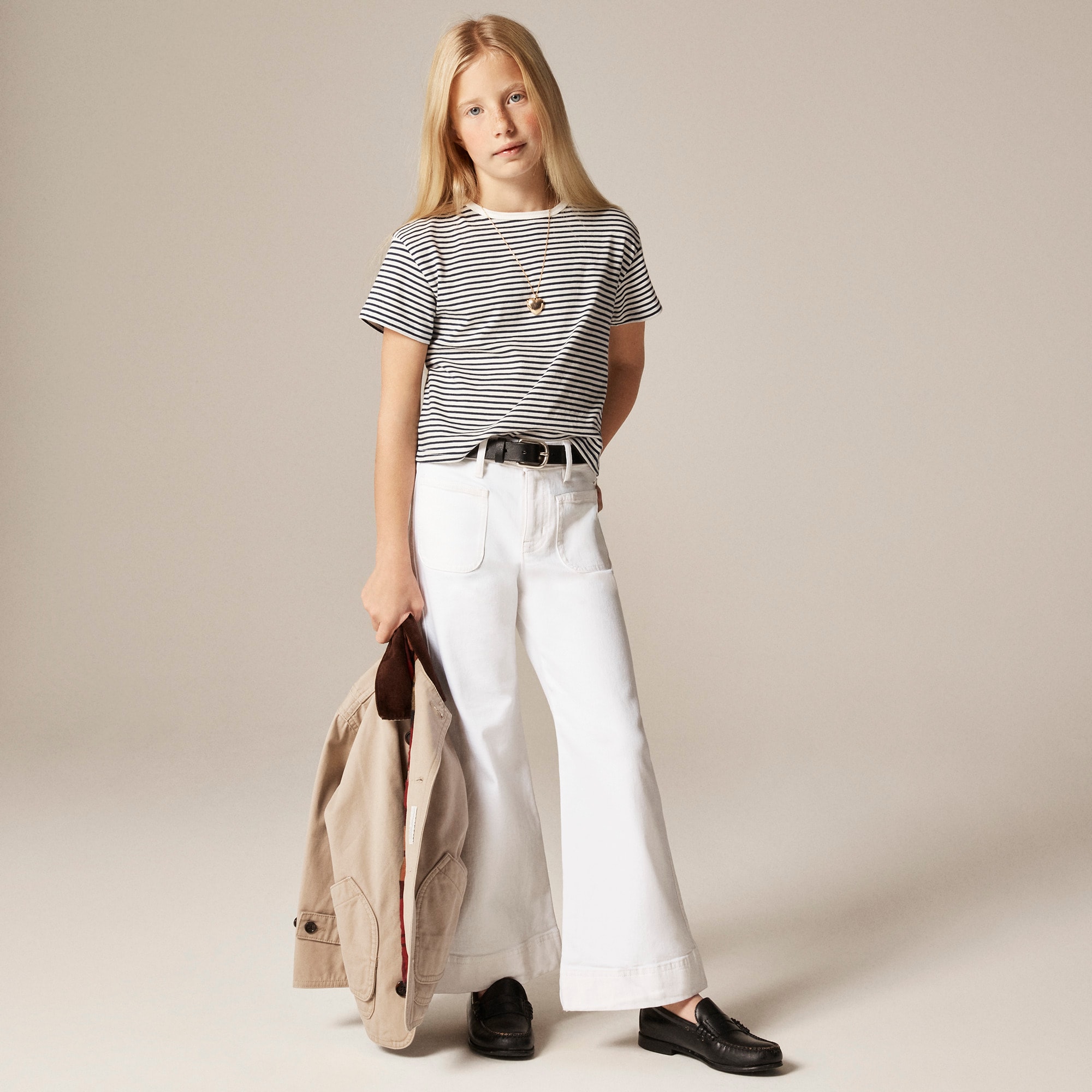 girls Girls' everyday T-shirt in vintage jersey