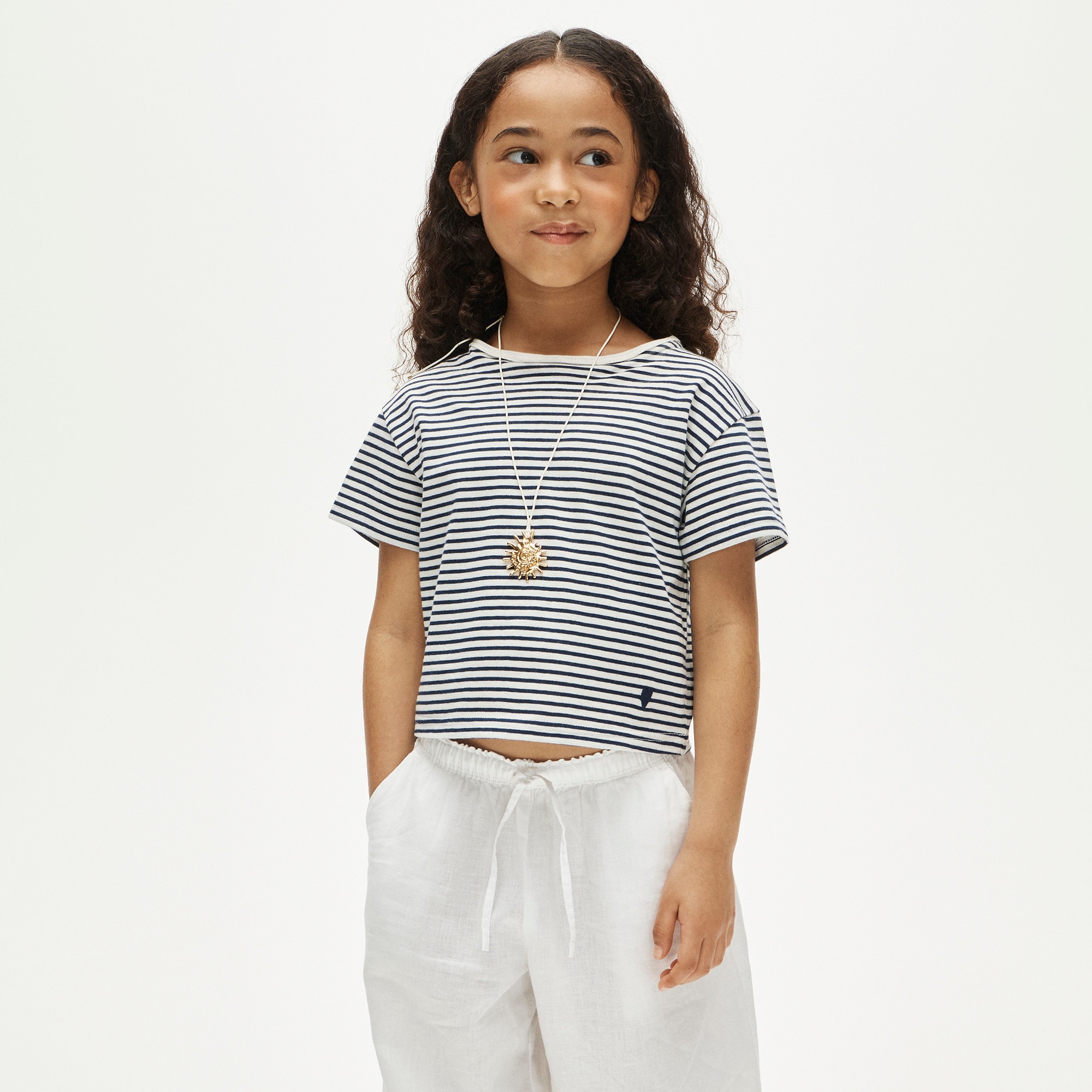 girls Girls' everyday T-shirt in vintage jersey