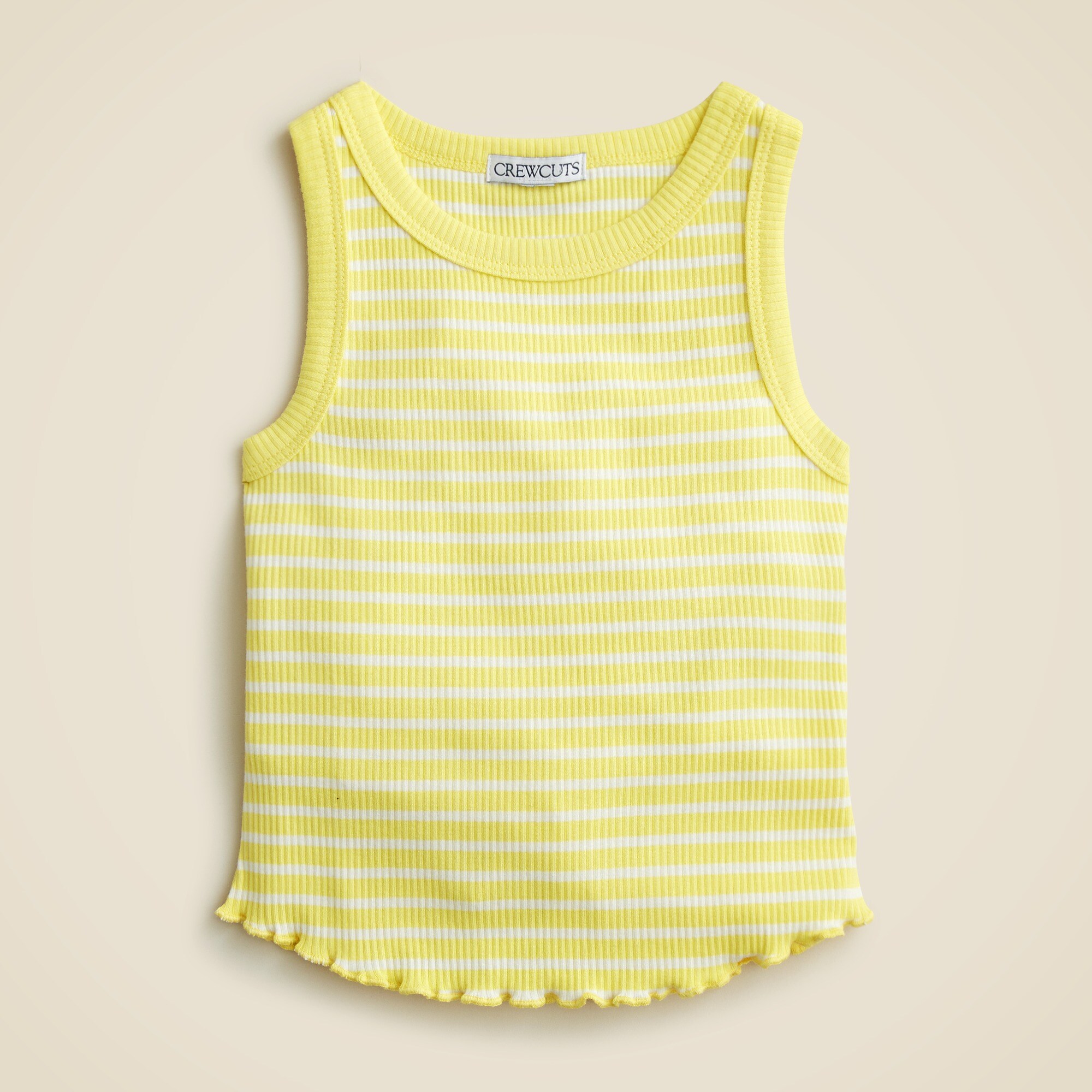 girls Girls' everyday tank top in vintage rib stripe