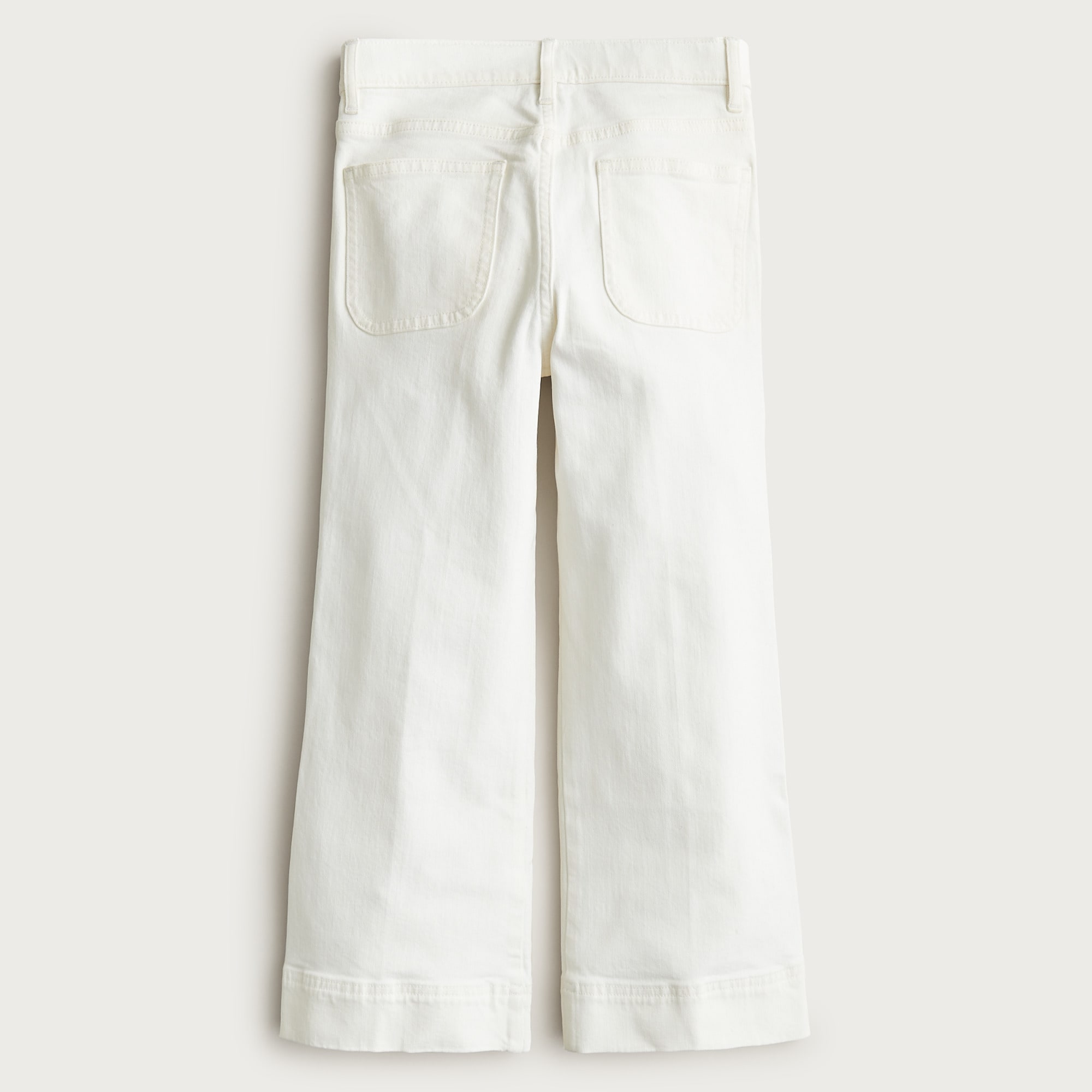White Wide-Leg Jeans | J.Crew
