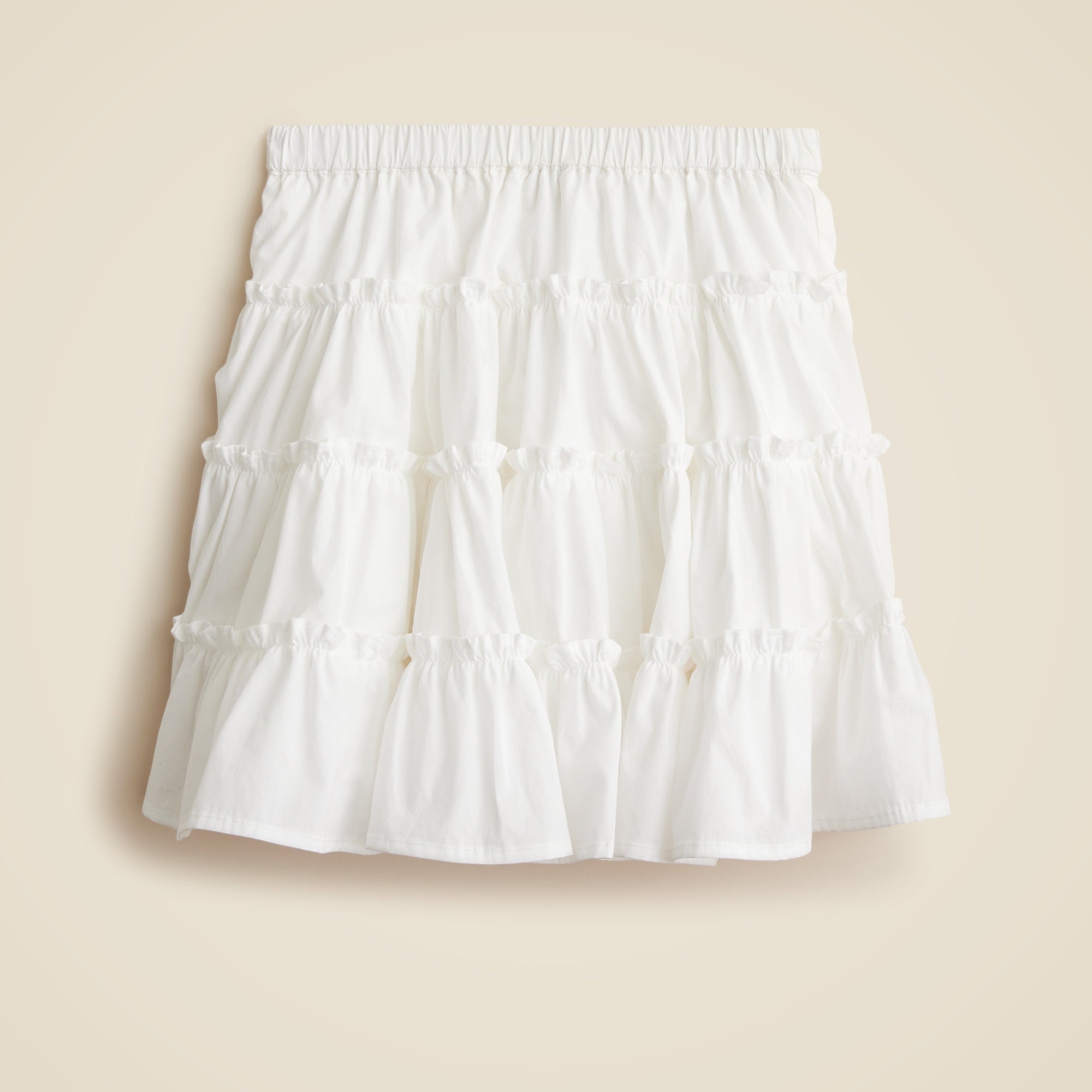 girls Girls' tiered skirt with ruffles