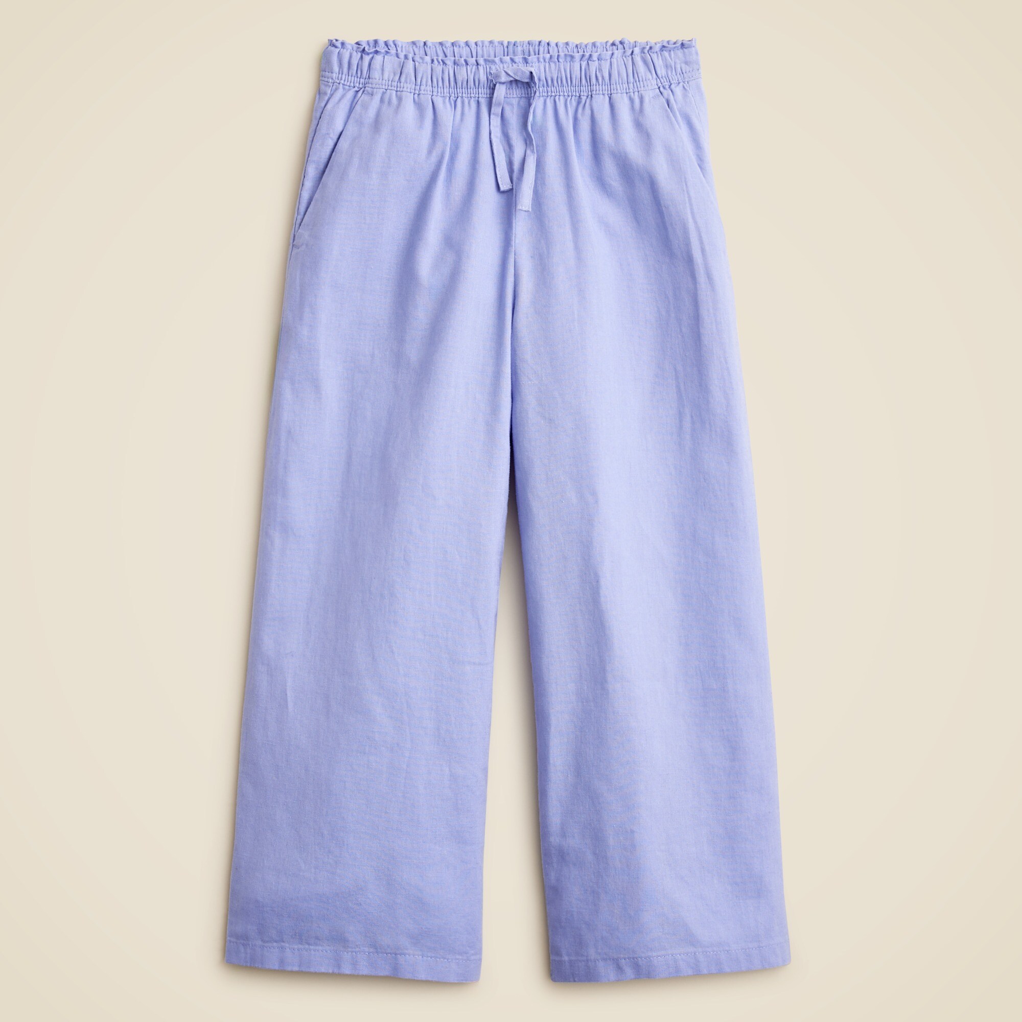 girls Girls' Soleil pant in linen-cotton blend