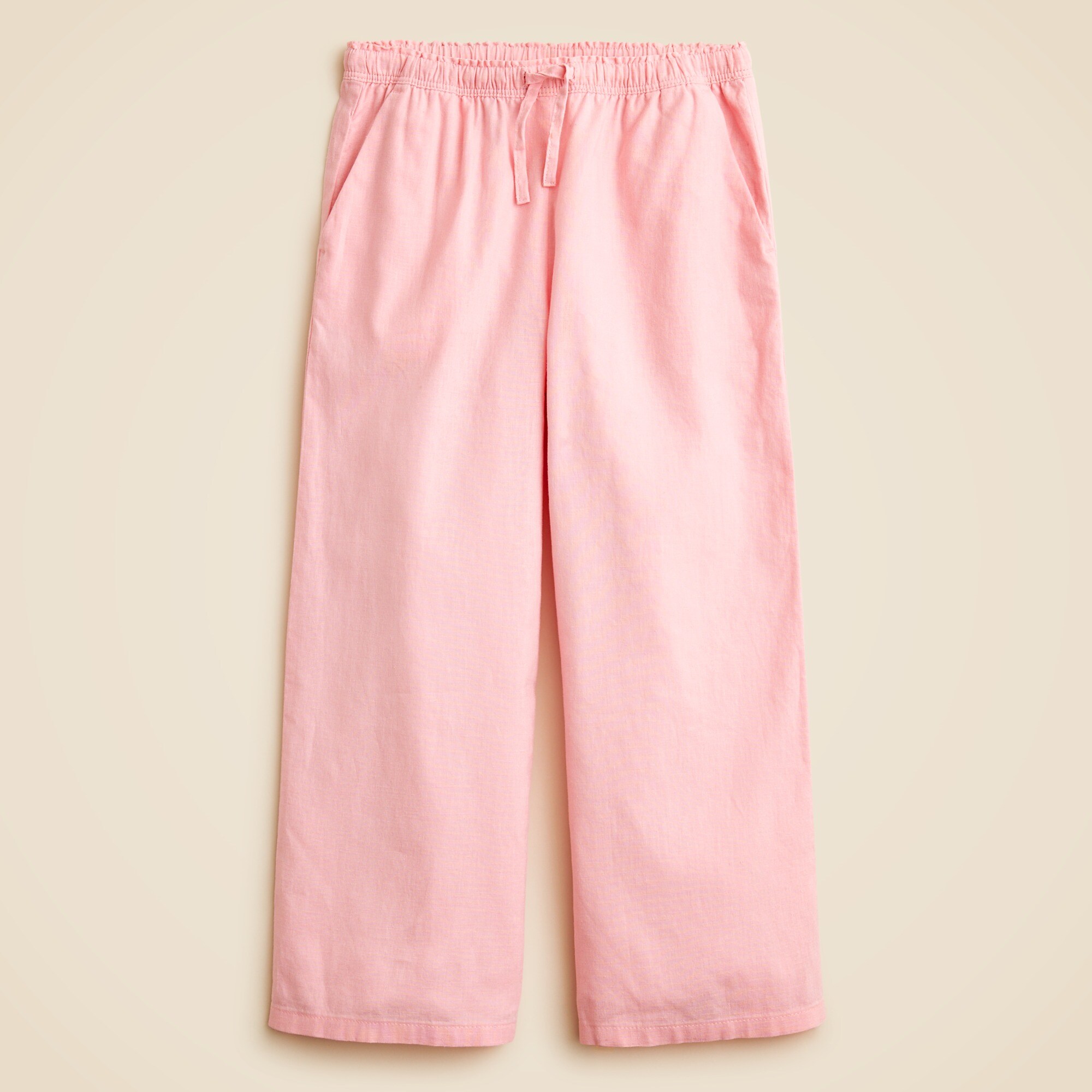 girls Girls' Soleil pant in linen-cotton blend