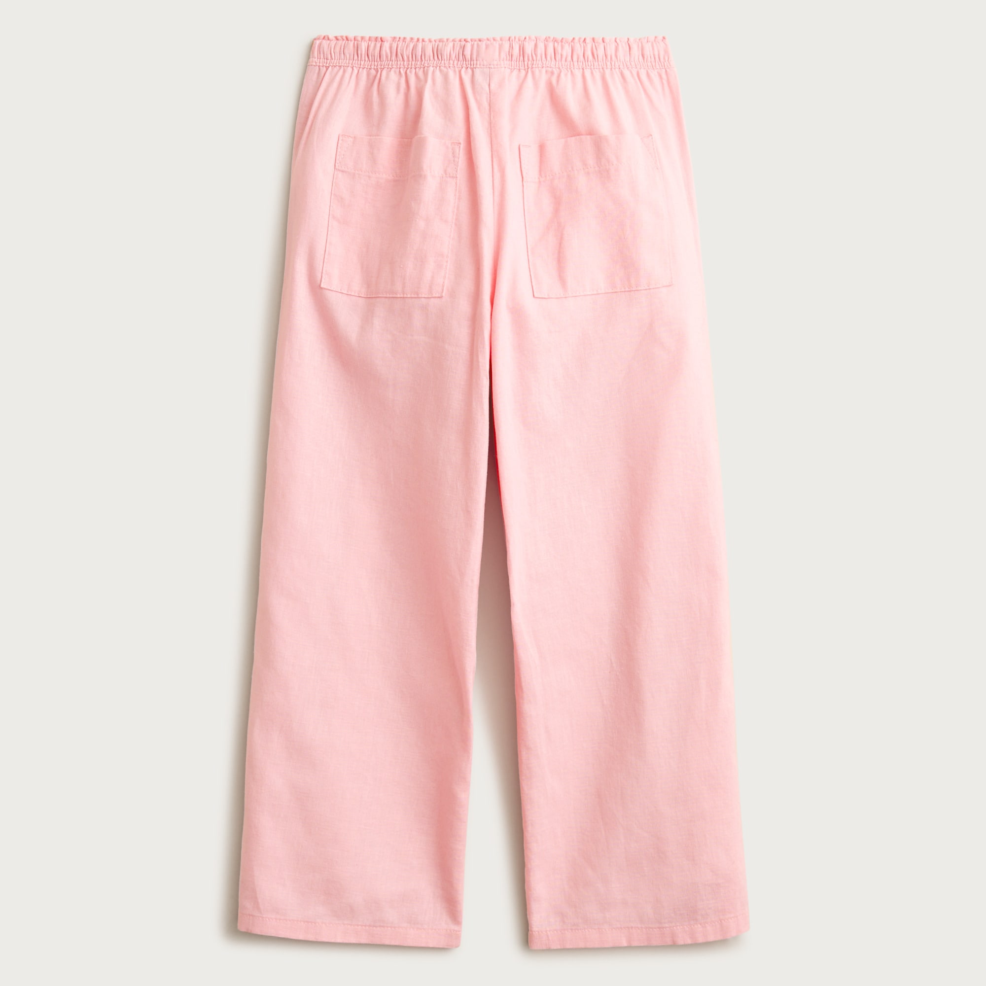 Girls' Soleil pant in linen-cotton blend