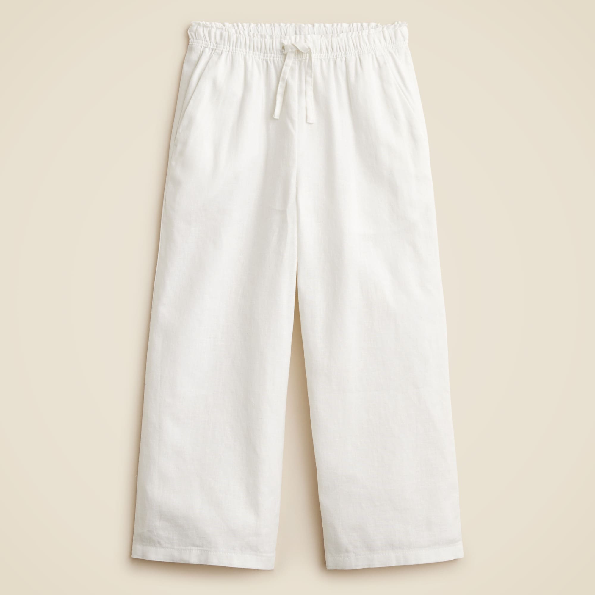 girls Girls' Soleil pant in linen-cotton blend