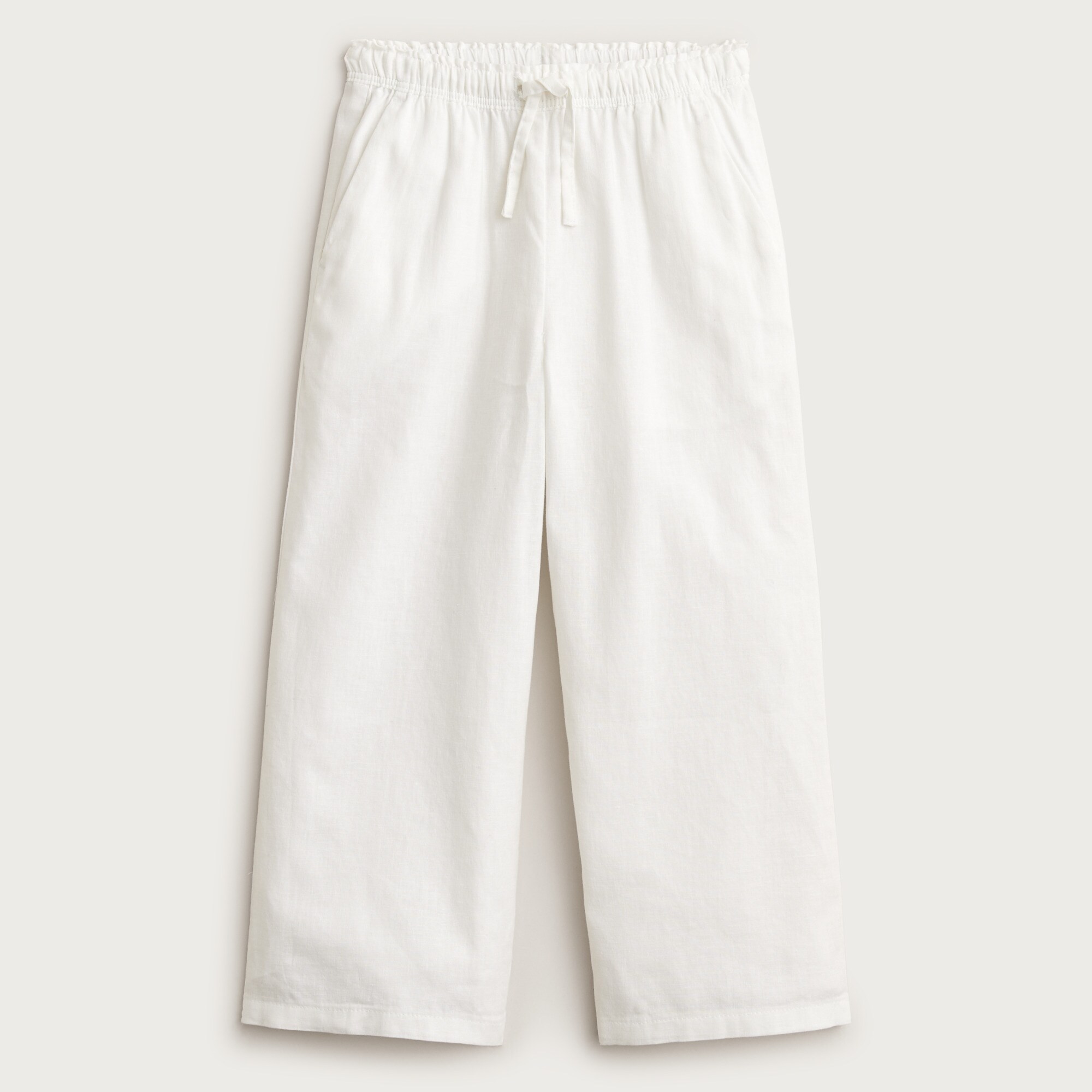 girls Girls' Soleil pant in linen-cotton blend