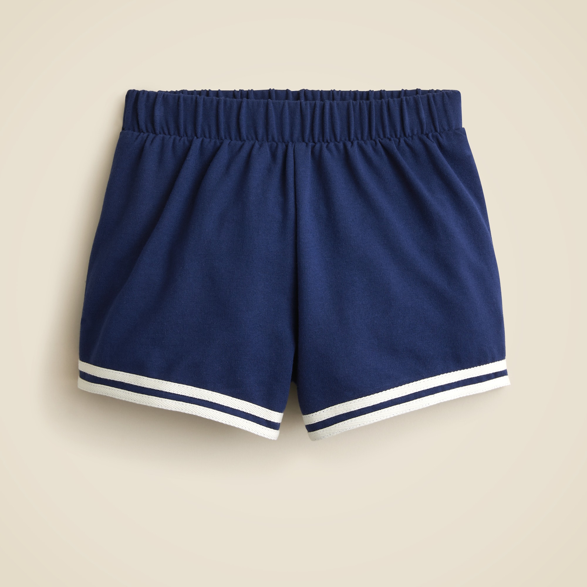 Girls' Sailor pull-on sweatshort in terry