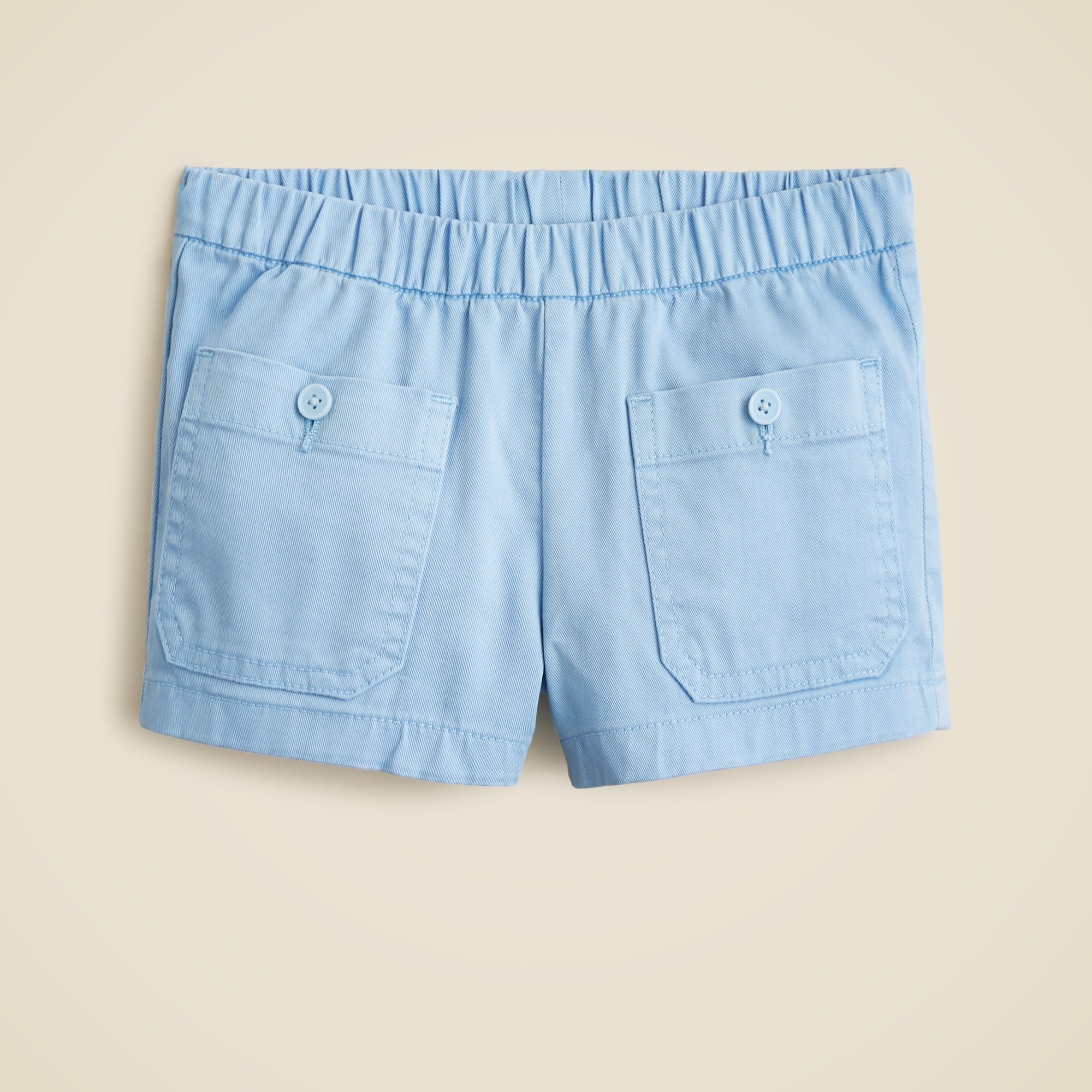girls Girls' swing set short in garment-dyed chino