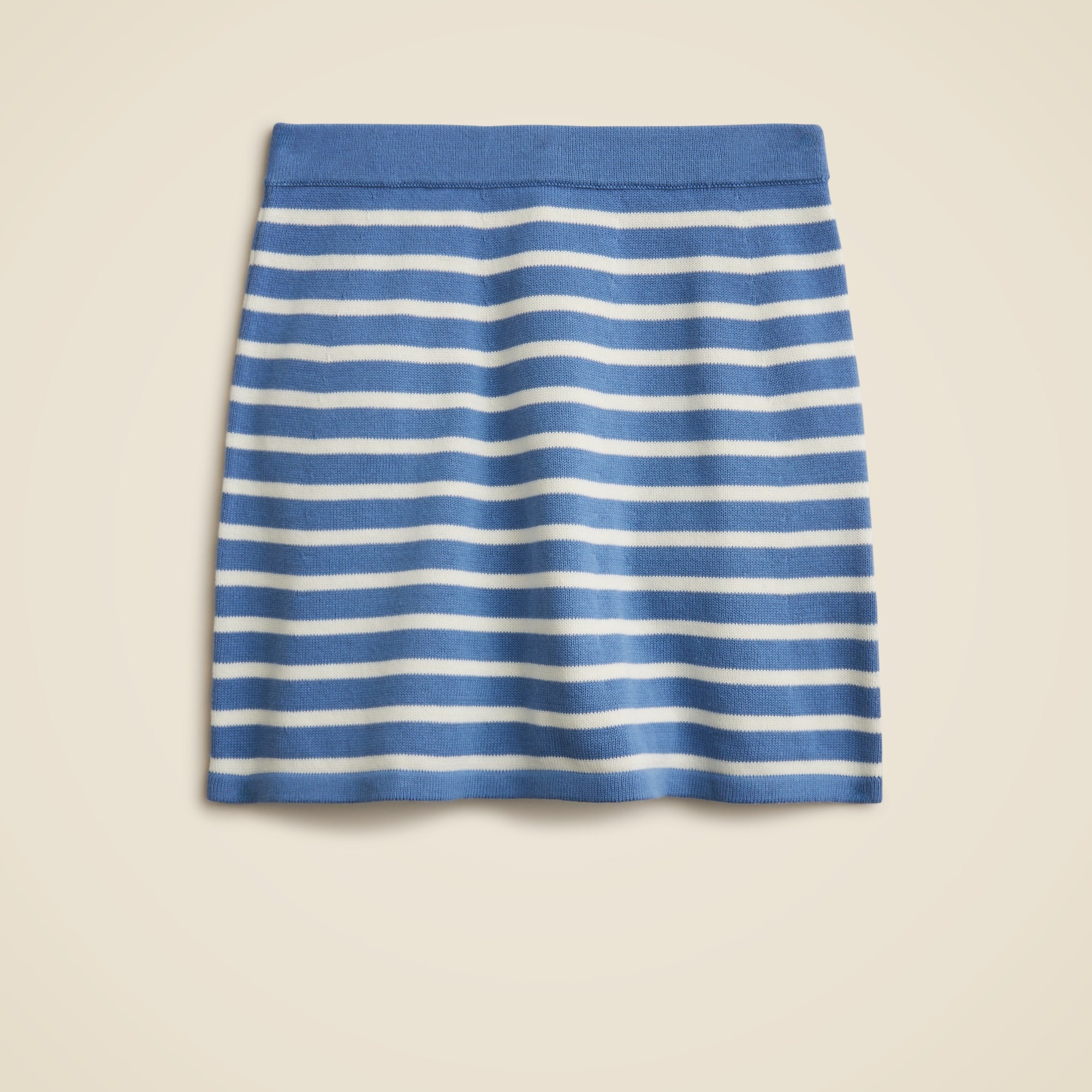  Girls' striped sweater-skirt