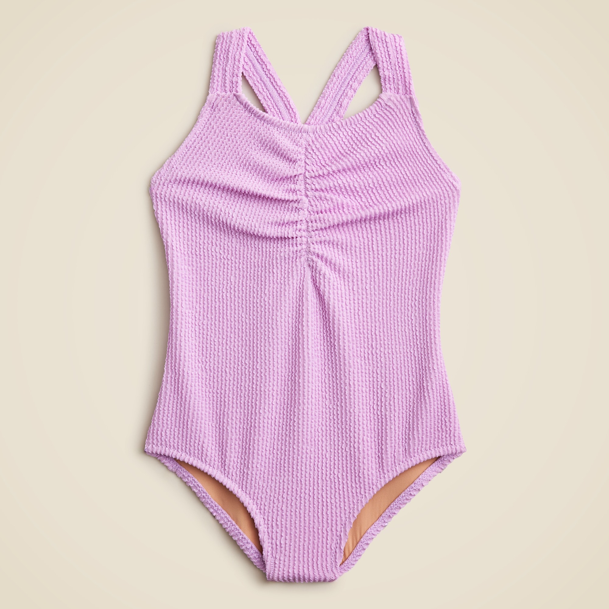 girls Girls' smocked one-piece swimsuit