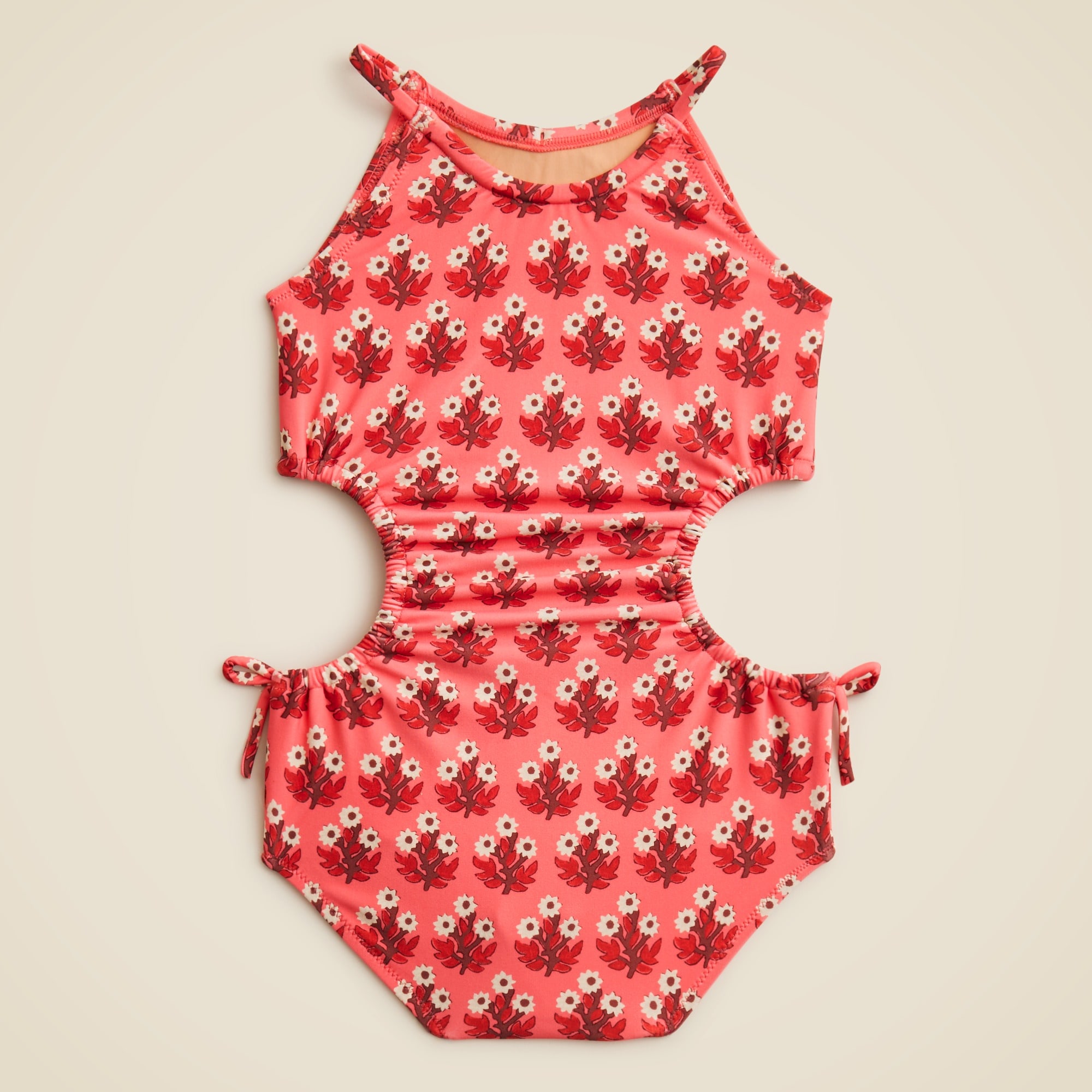 Girls' Side-cutout One-piece Swimsuit For Girls | J.Crew