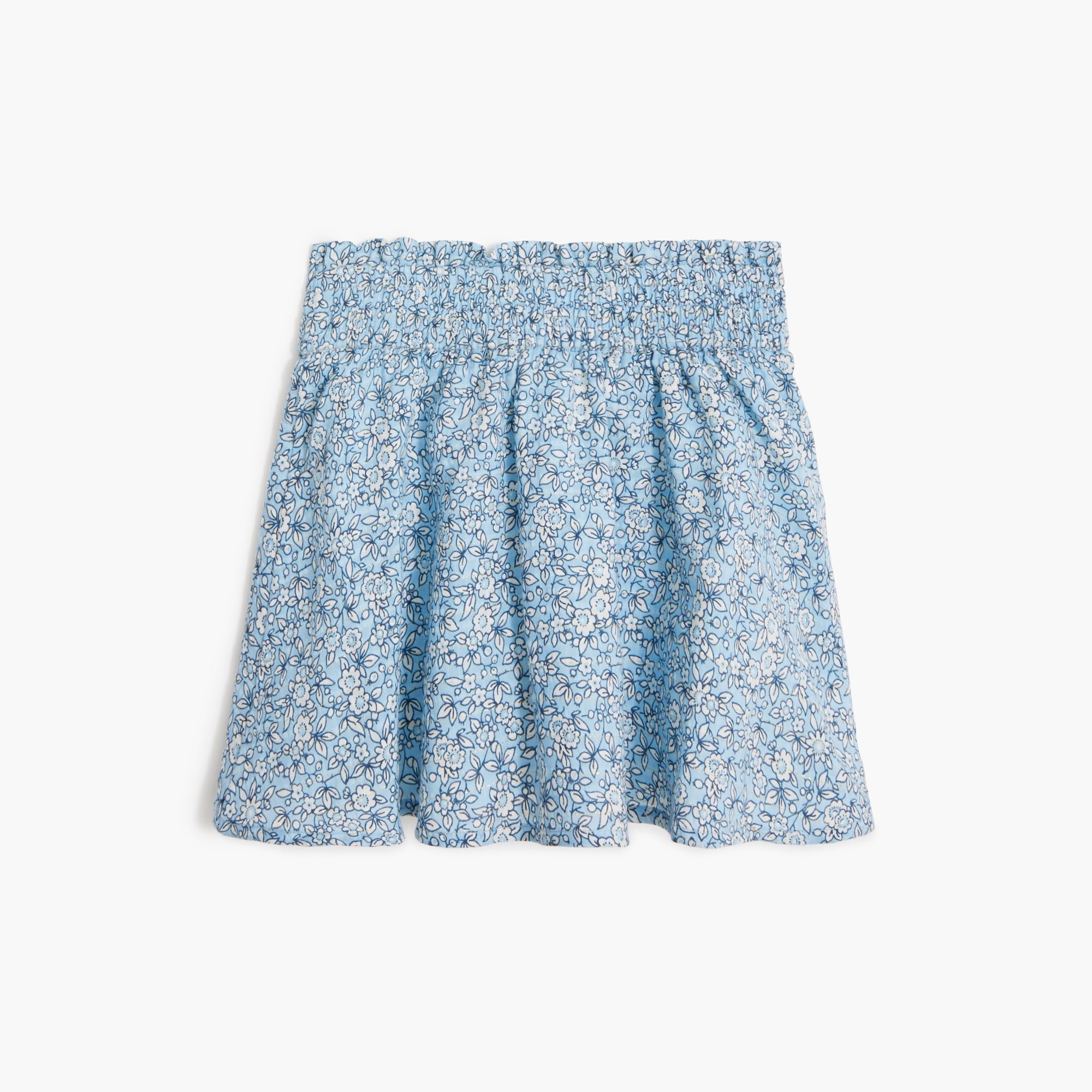  Girls' floral skirt