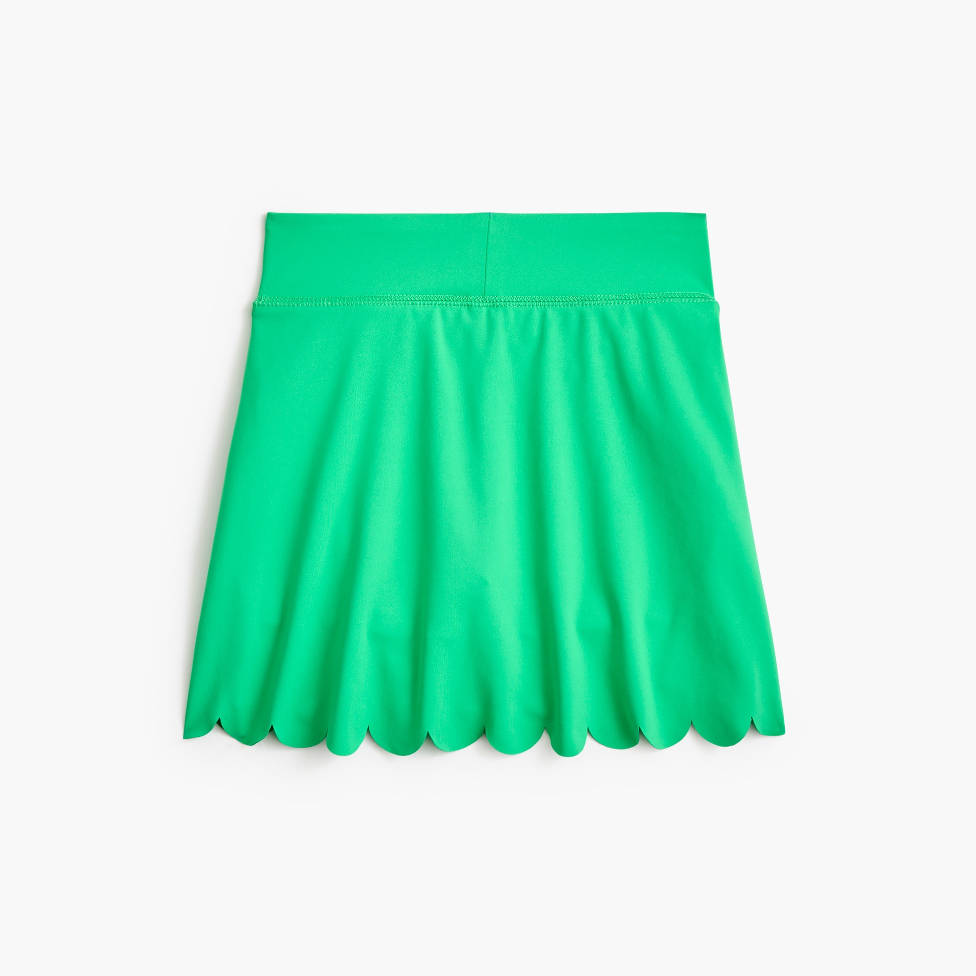 Girls' scallop-hem active skort