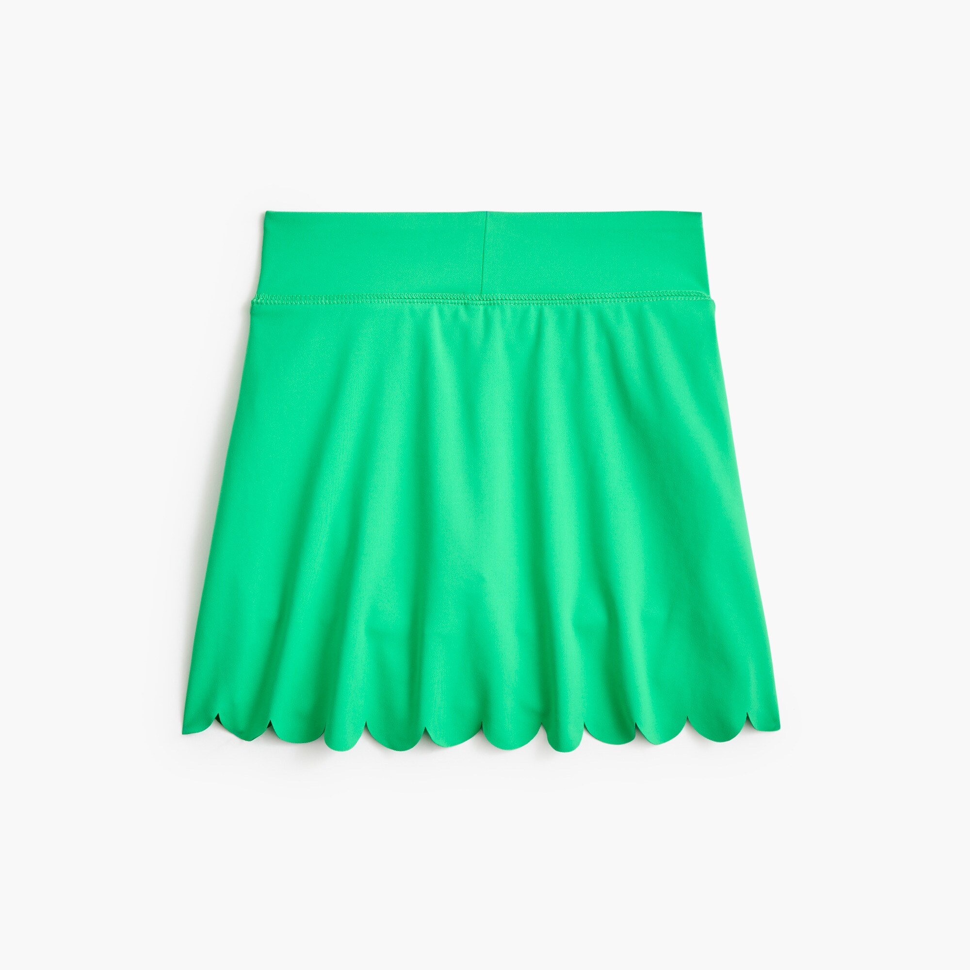 Girls' scallop-hem active skort