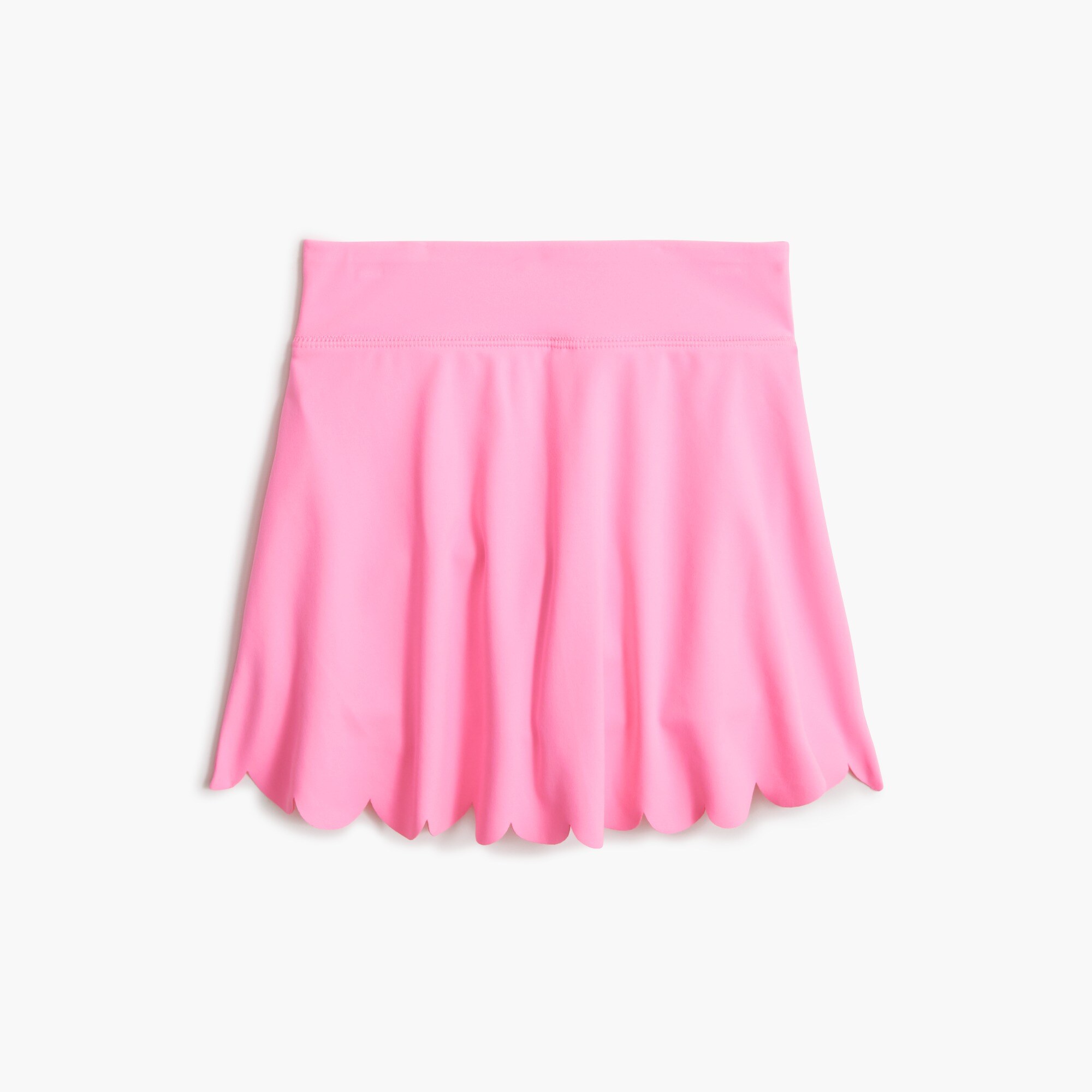 girls' scallop-hem active skort for girls
