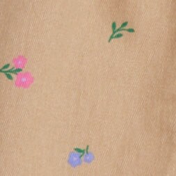 Girls' floral paper-bag short CASHEW DUBLIN GREEN factory: girls' floral paper-bag short for girls