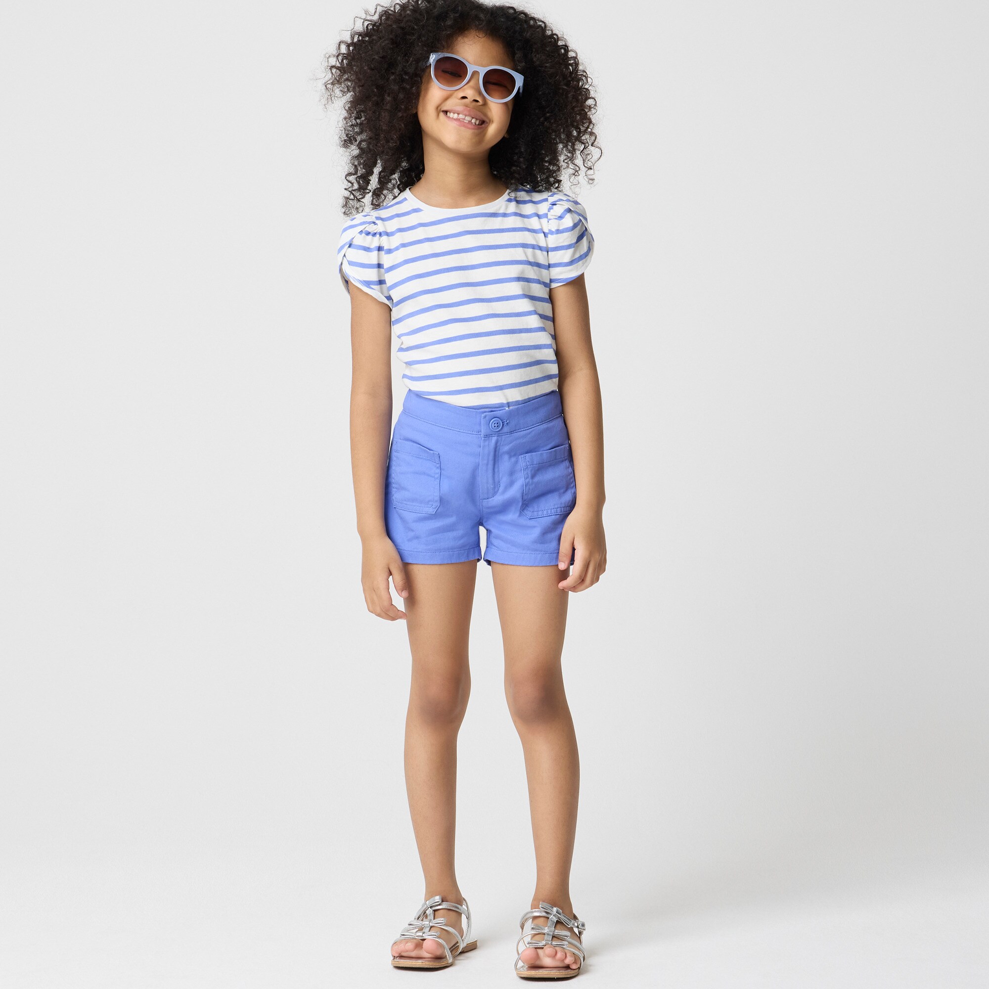  Girls' patch-pocket short