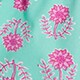 Girls' block-print short with ruffle hem BRIGHT SPEARMINT TULIP  factory: girls' block-print short with ruffle hem for girls