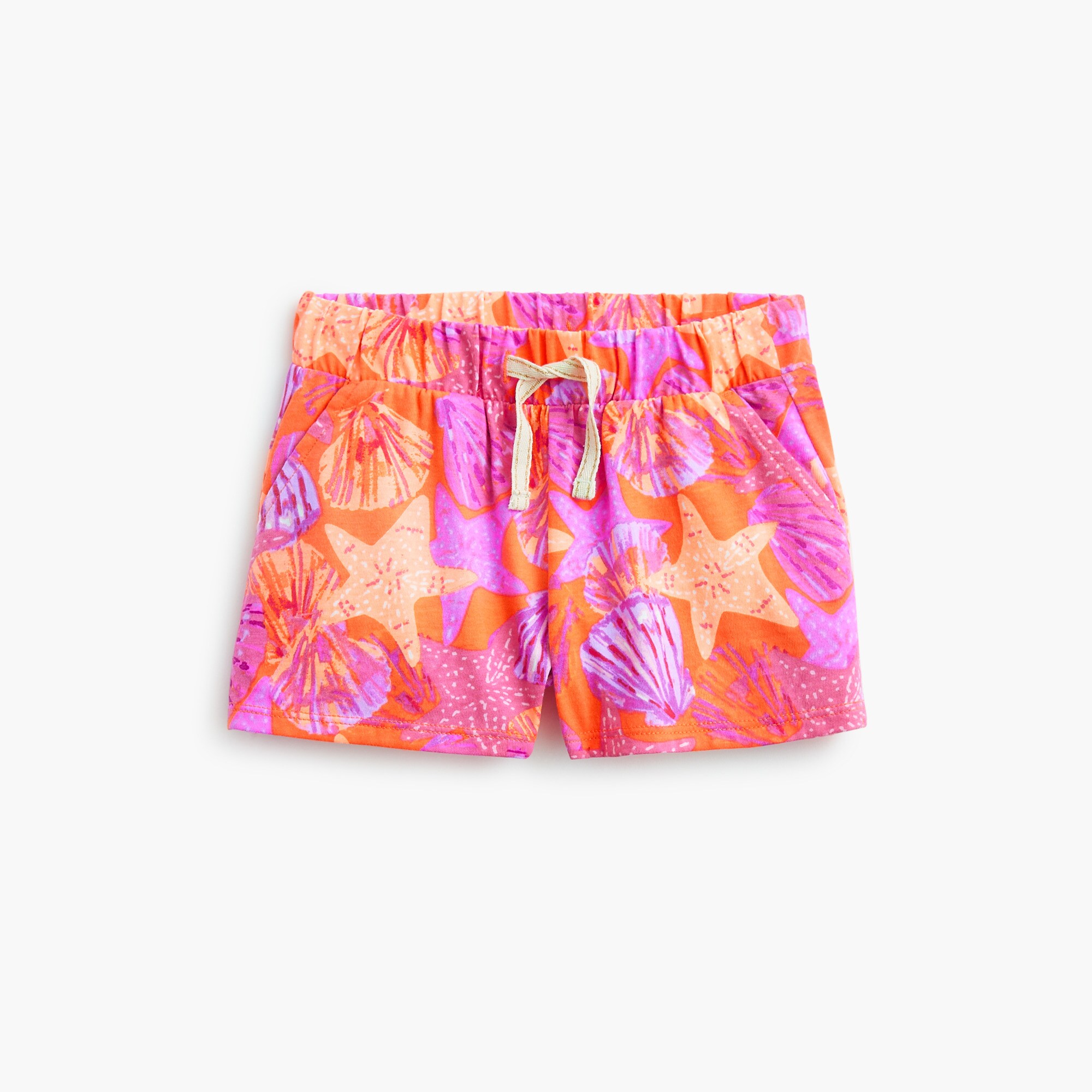 Girls' seashell knit short