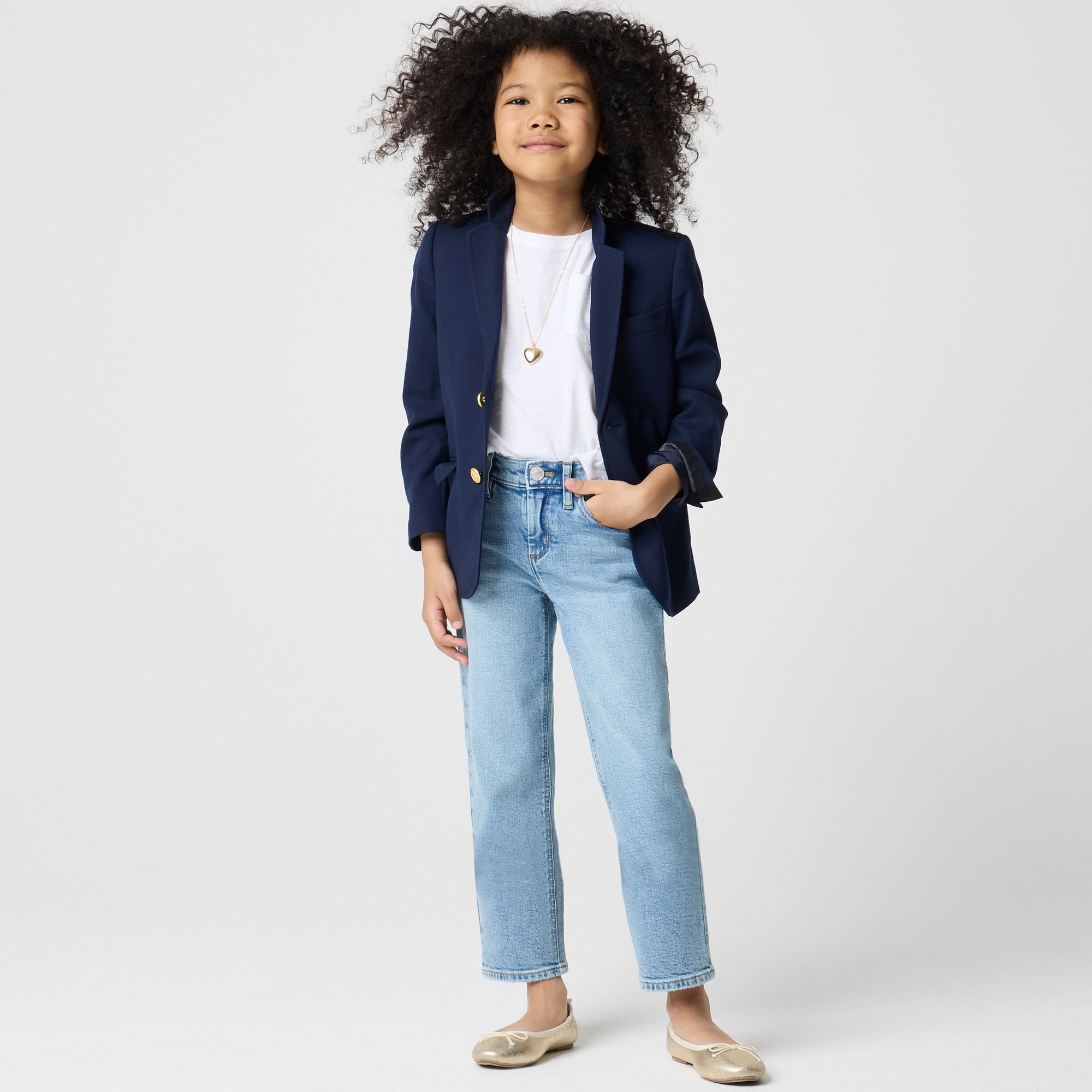 girls Girls' vintage straight jean