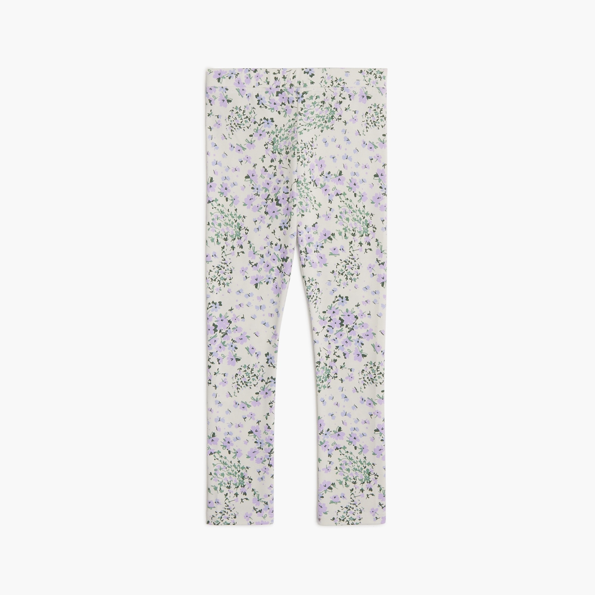 Girls' floral leggings