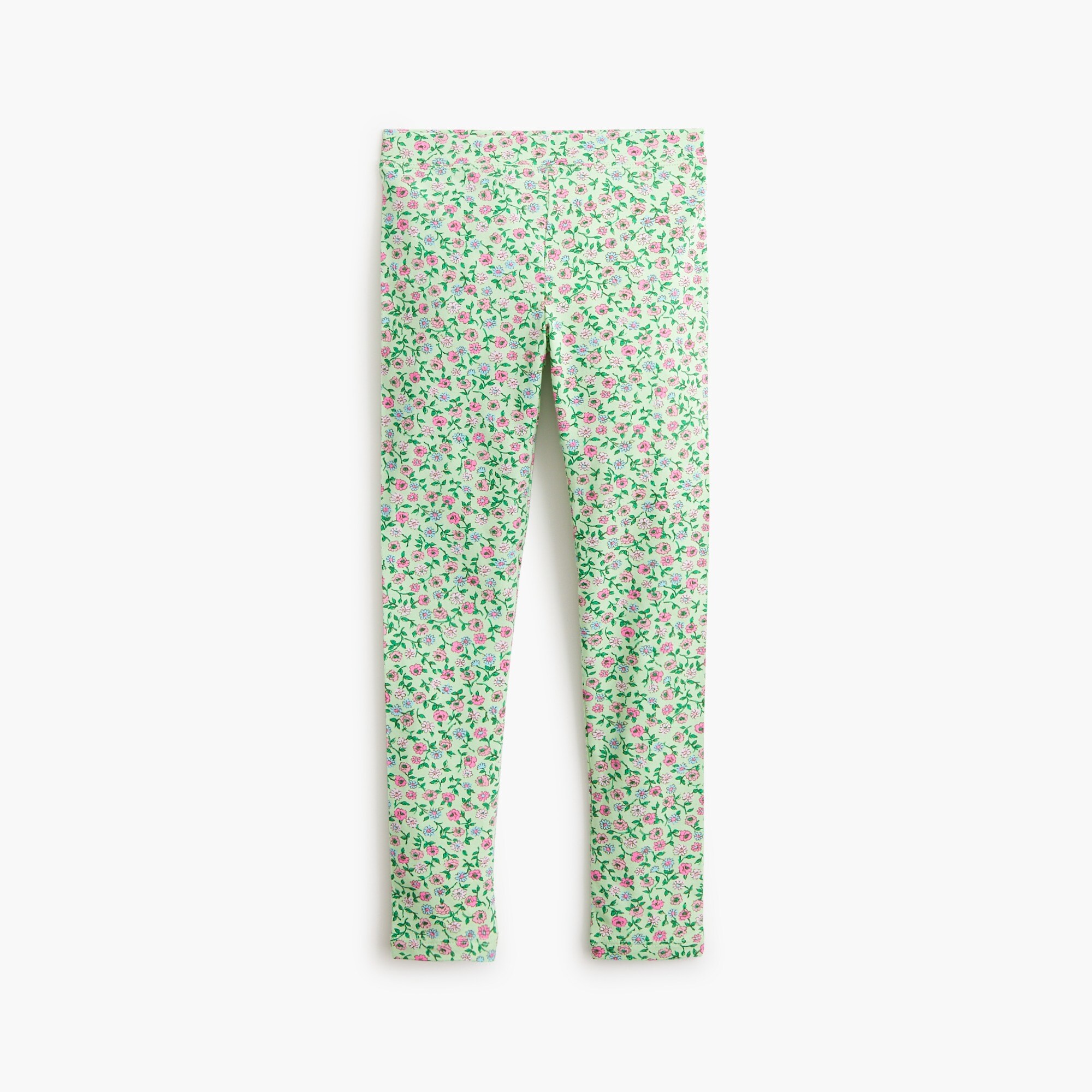 Girls' floral leggings