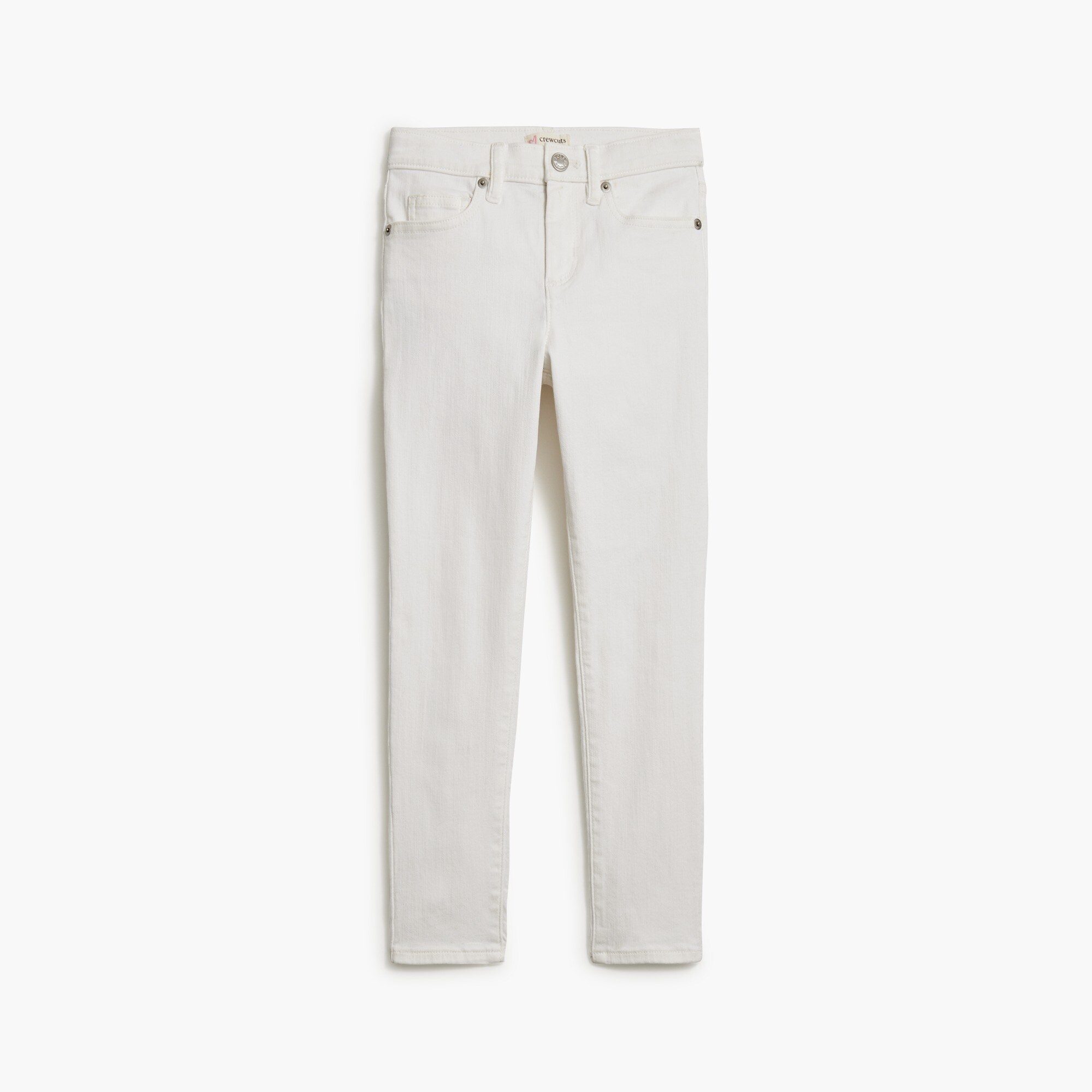  Girls' white skinny jean