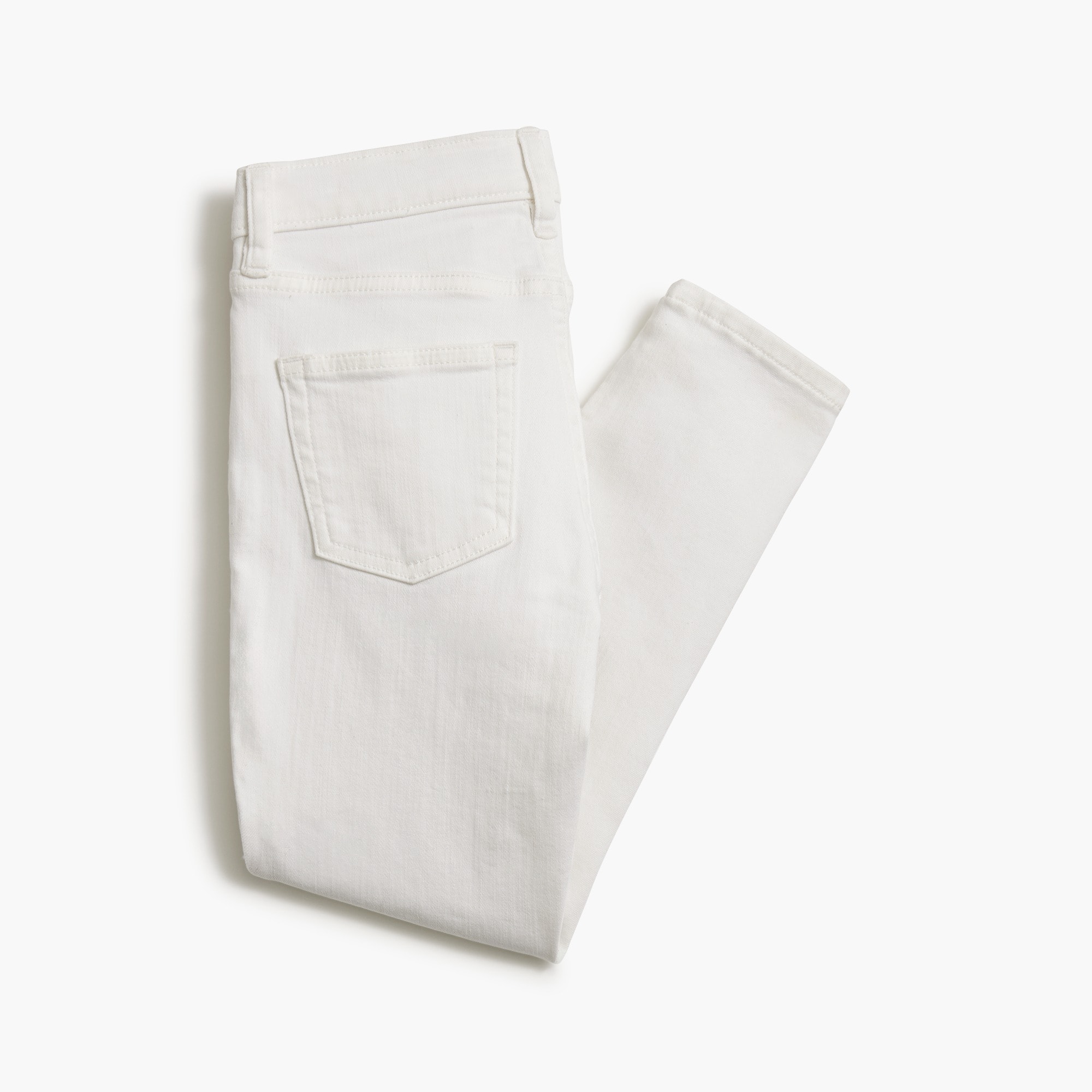 Girls' white skinny jean