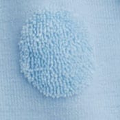 Girls' pull-on short in terry jacquard CANARY BLUE