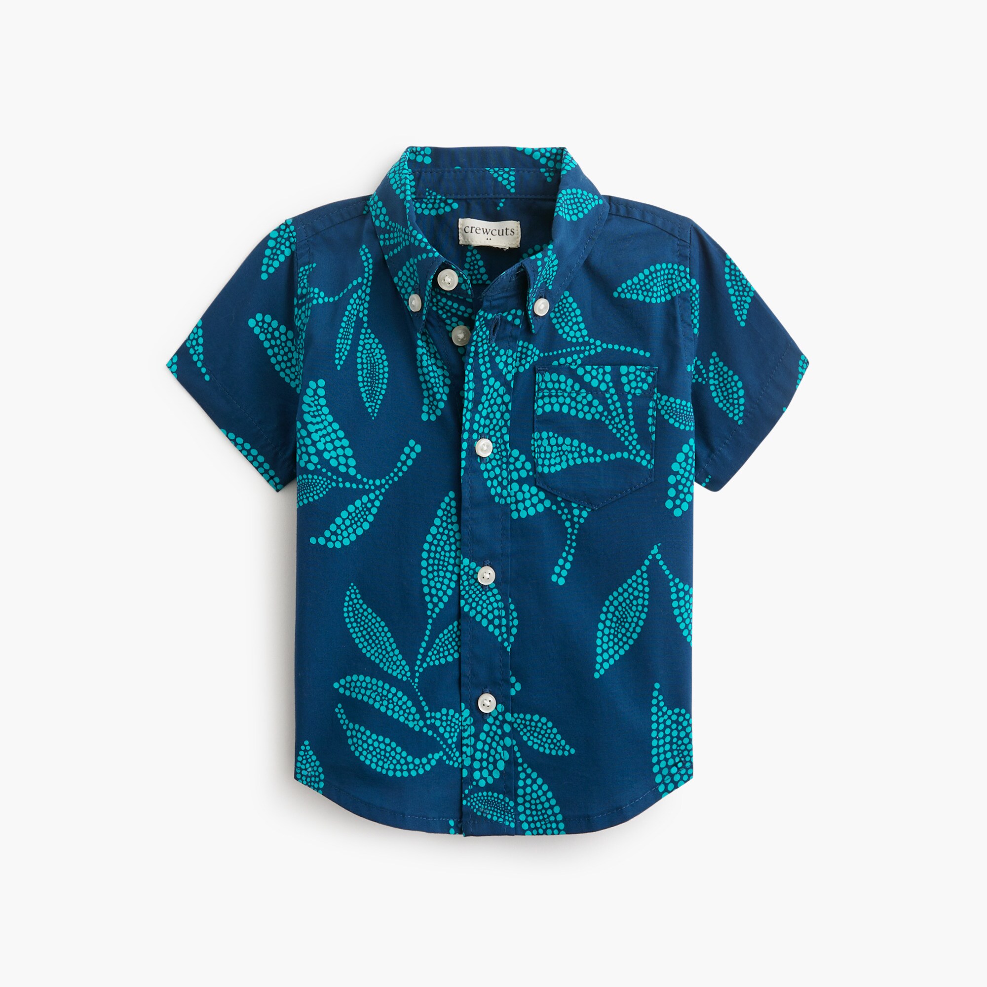 Baby & toddler boys' short-sleeve poplin shirt