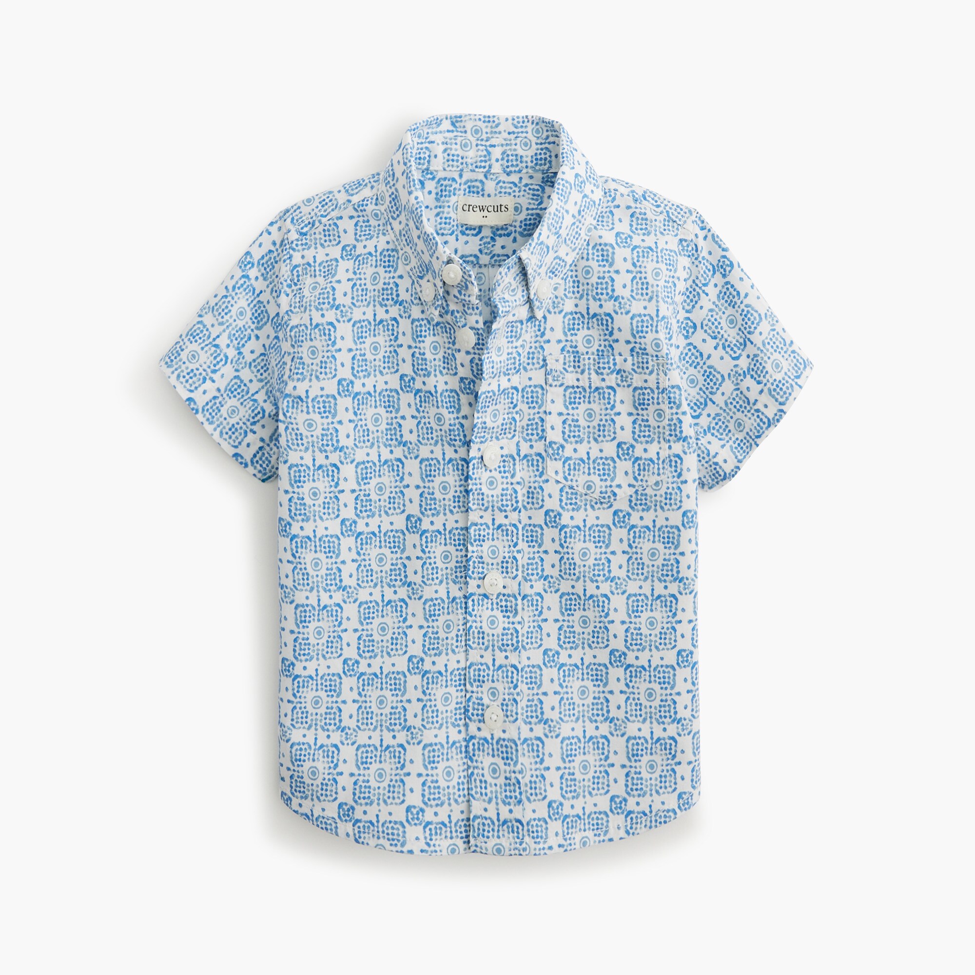 baby &amp; toddler boys' short-sleeve poplin shirt for toddler