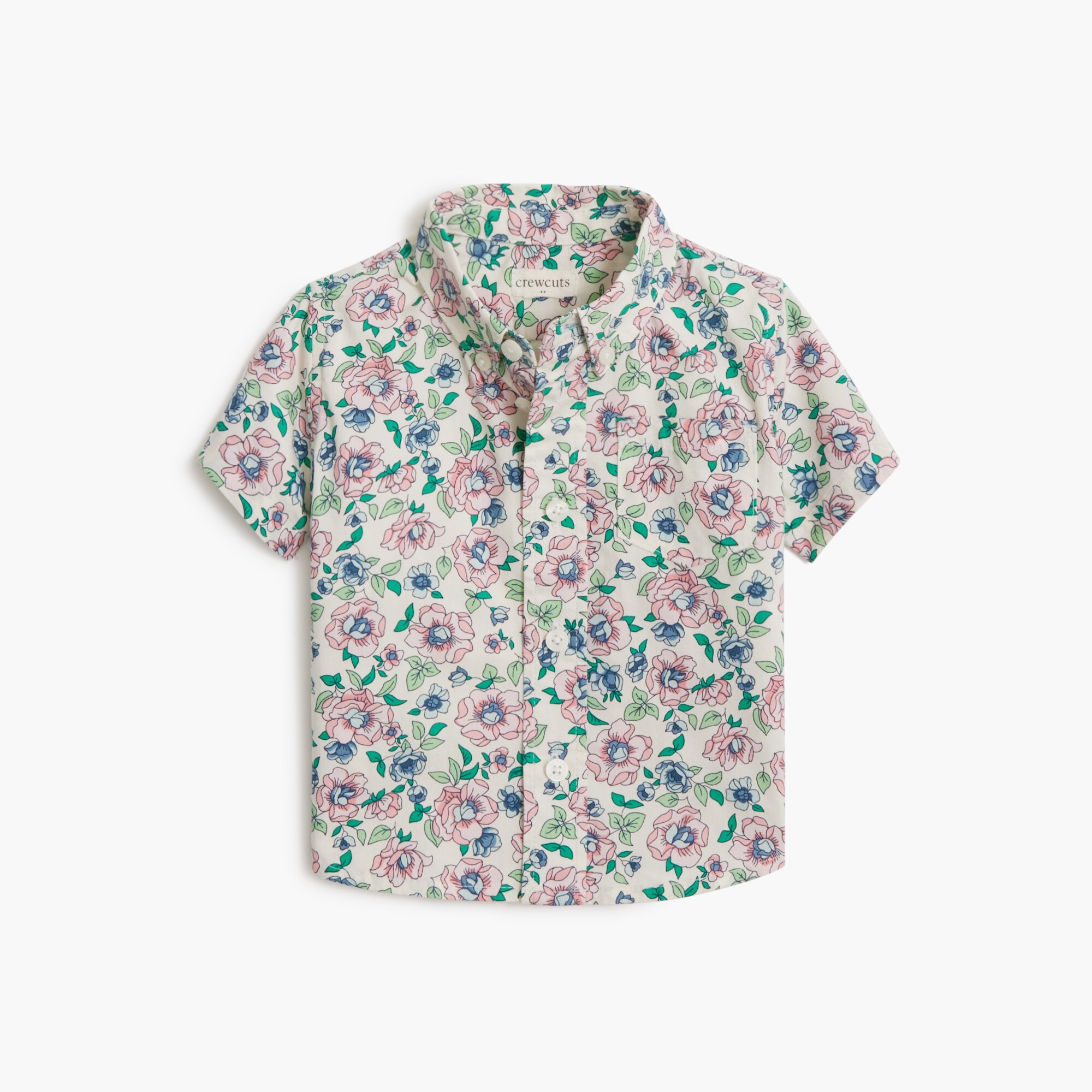 Baby & toddler boys' short-sleeve poplin shirt