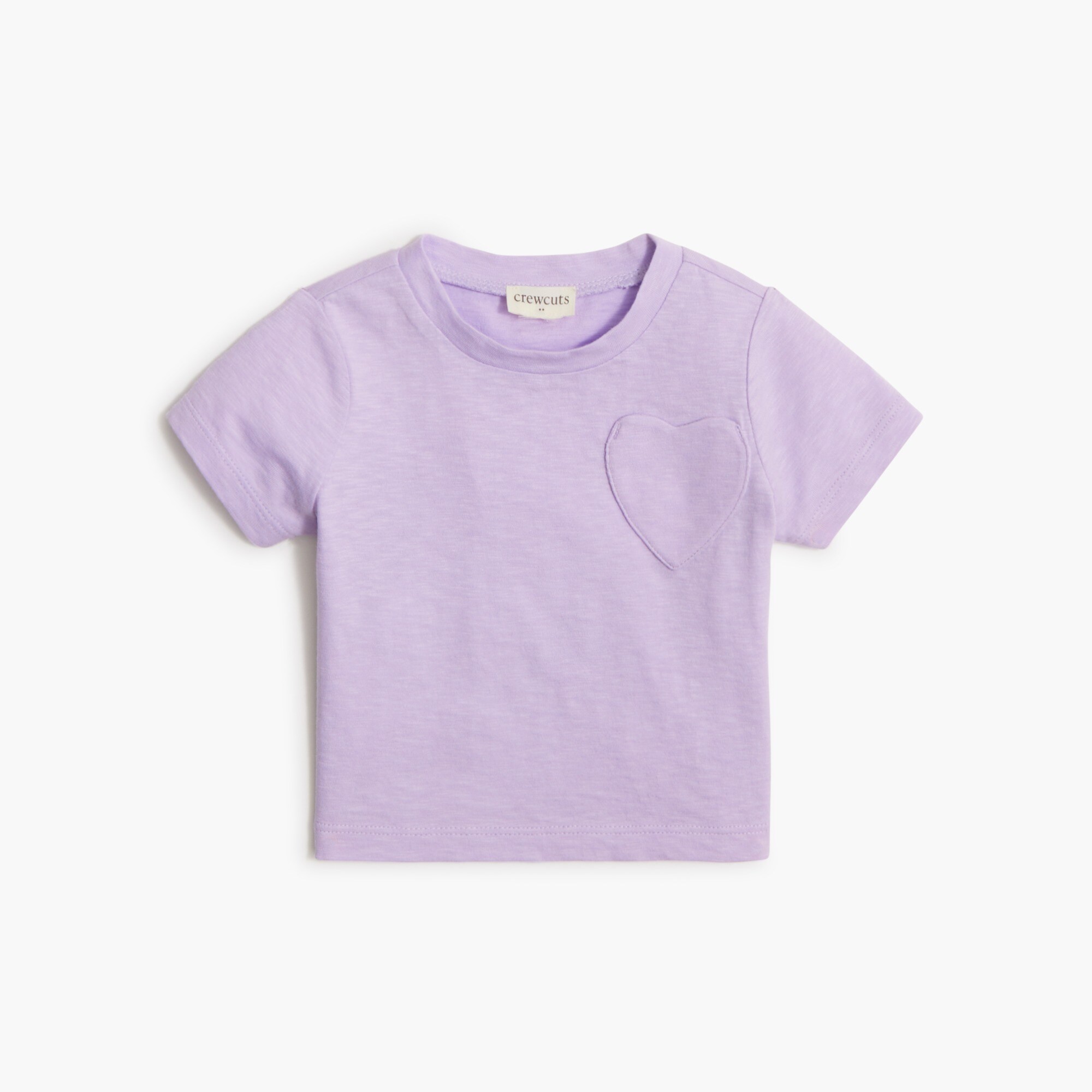 baby &amp; toddler girls' heart pocket tee for toddler