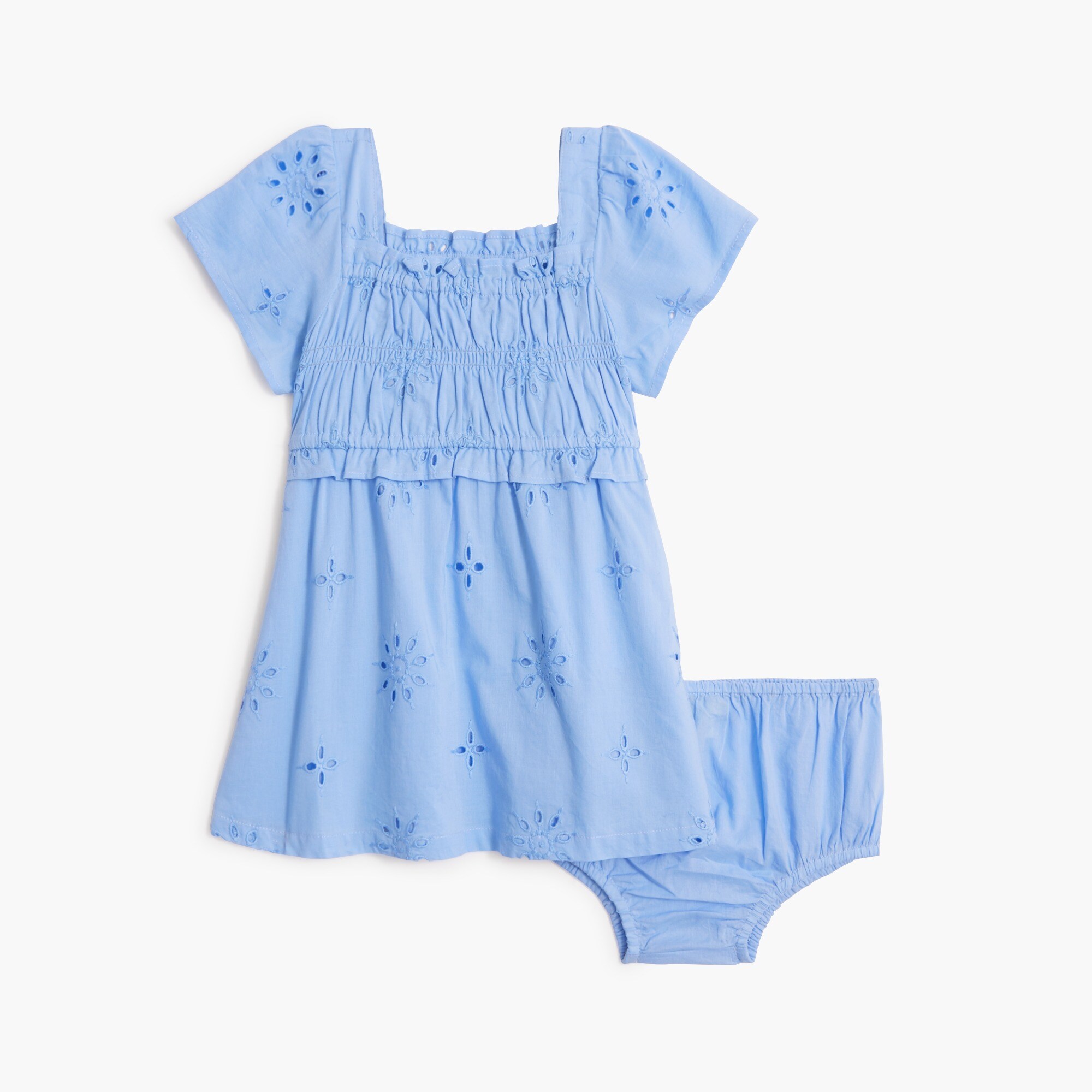 baby & toddler girls Baby &amp; toddler girls' smocked eyelet dress