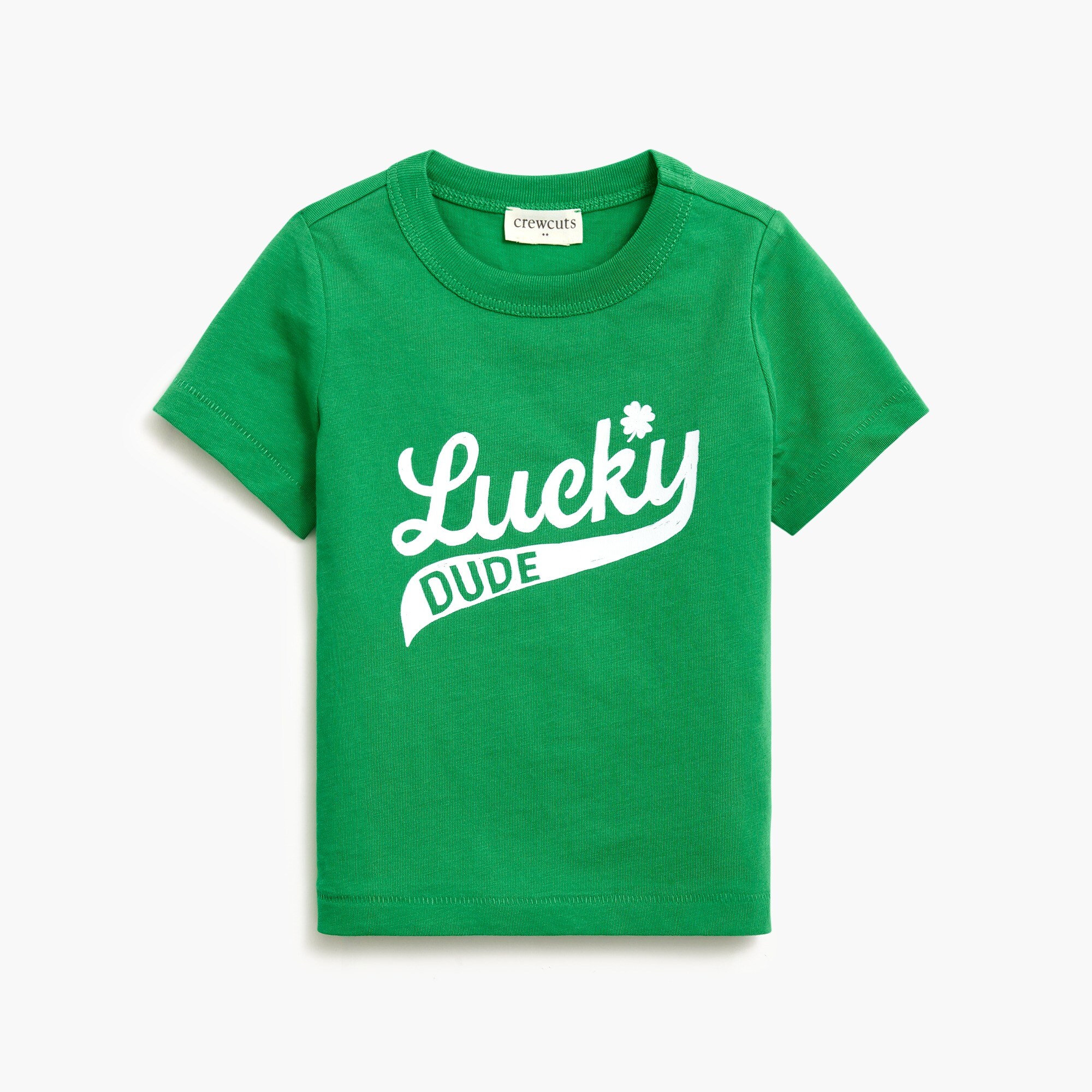 Baby & toddler boys' "lucky dude" graphic tee