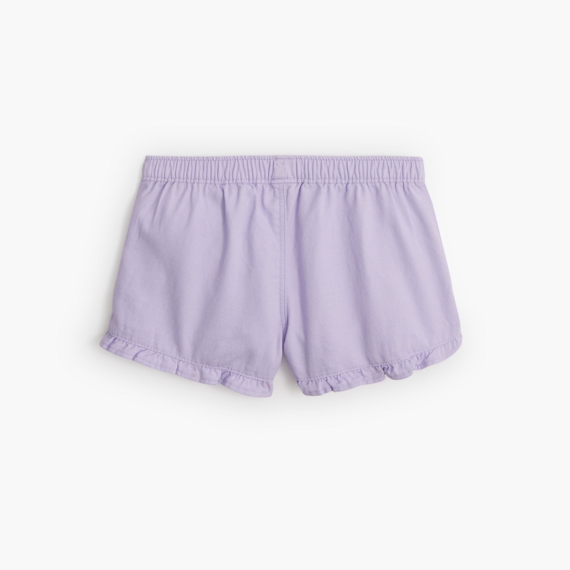 Baby & toddler girls' soft twill ruffle short