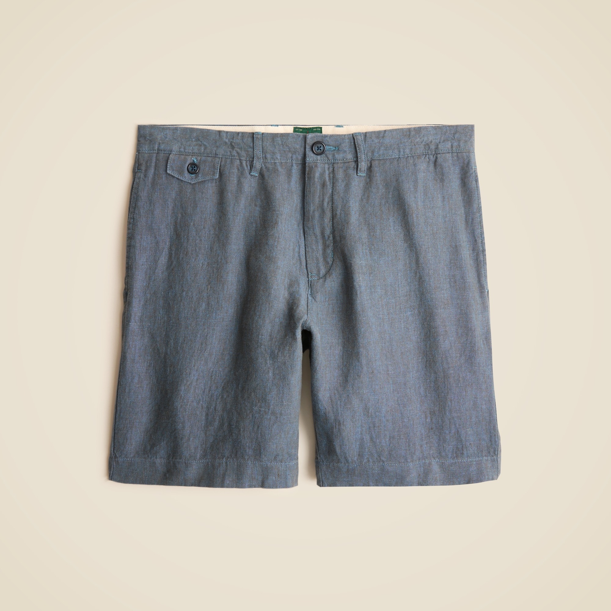 mens 7&quot; linen short