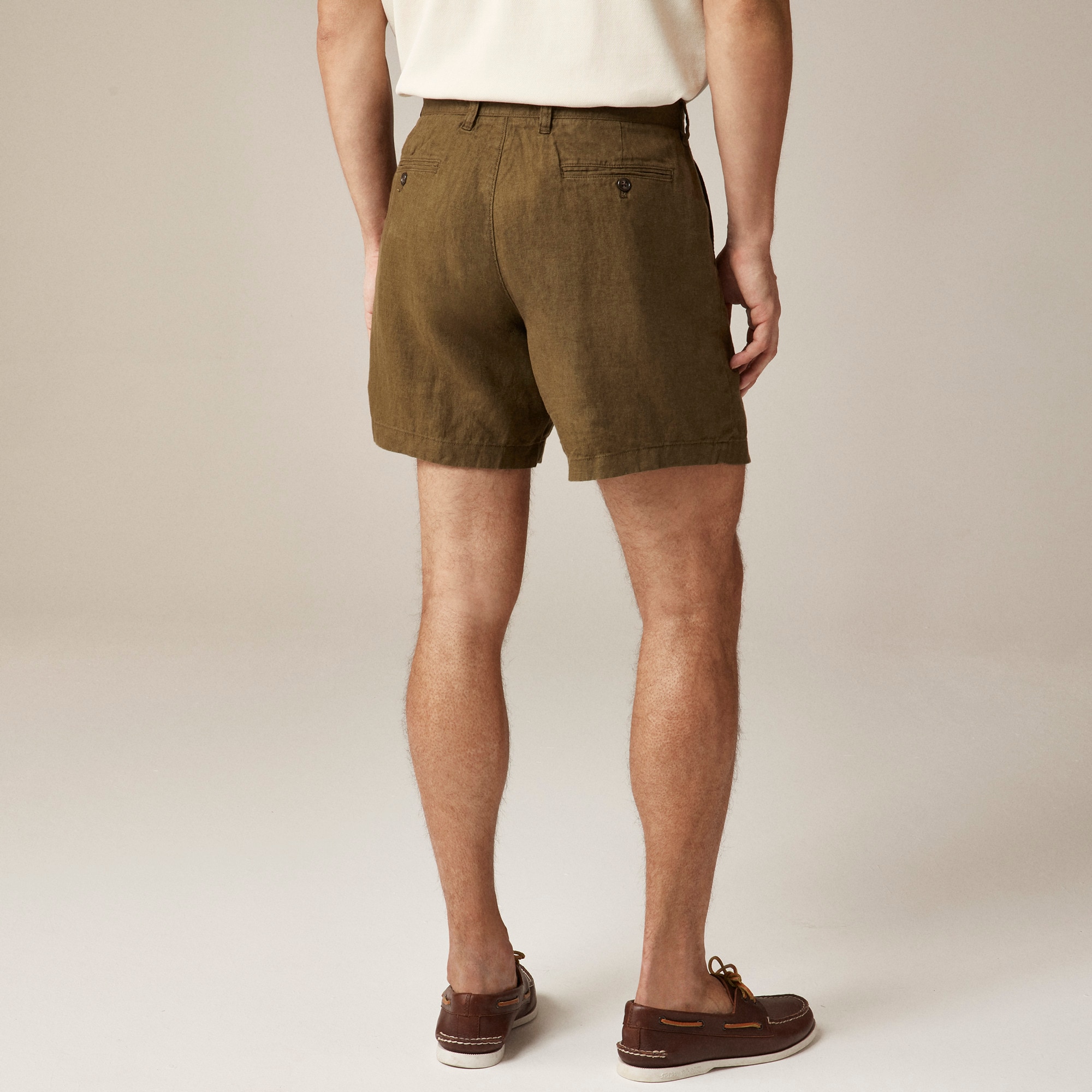 7" linen short