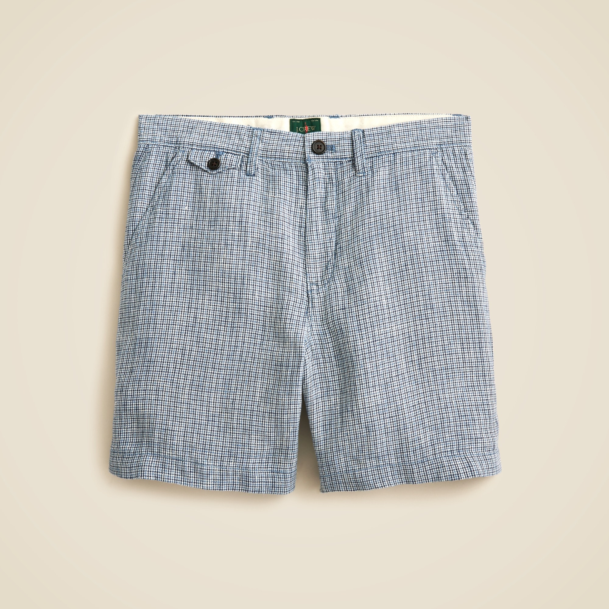 mens 7&quot; linen short