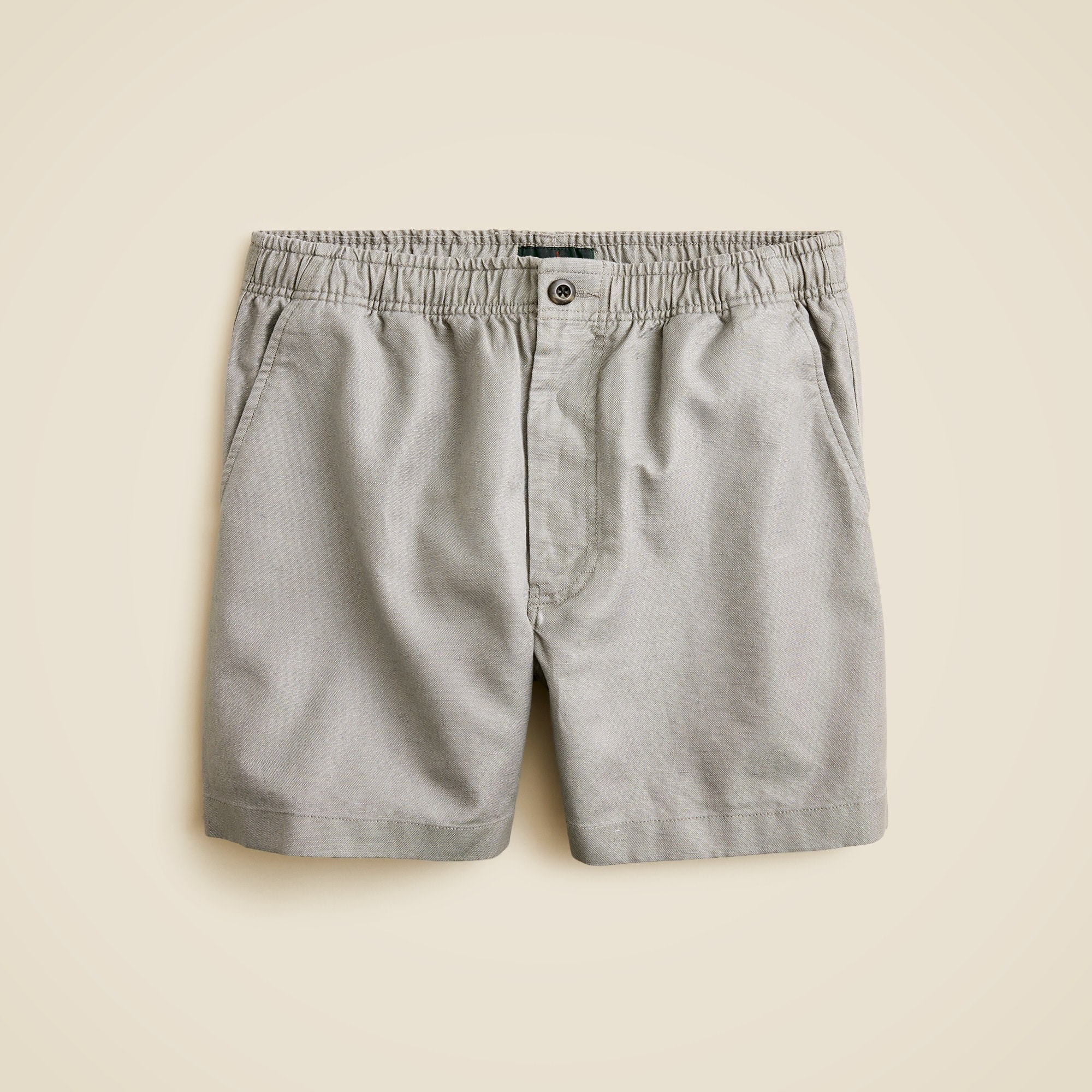 mens 5.5'' Pier short in cotton-linen blend
