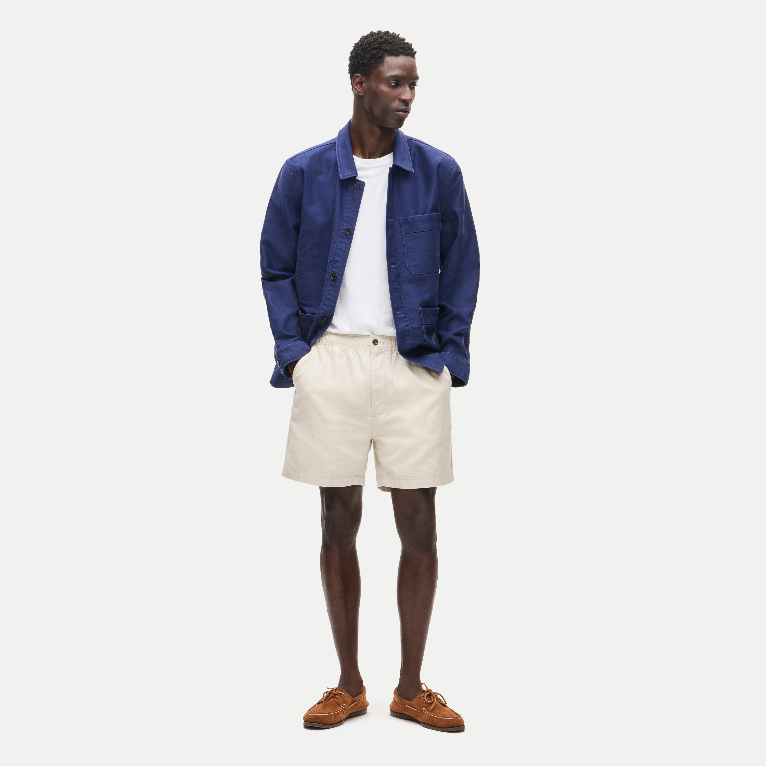 5.5'' Pier Short In Cotton-linen Blend For Men | J.Crew