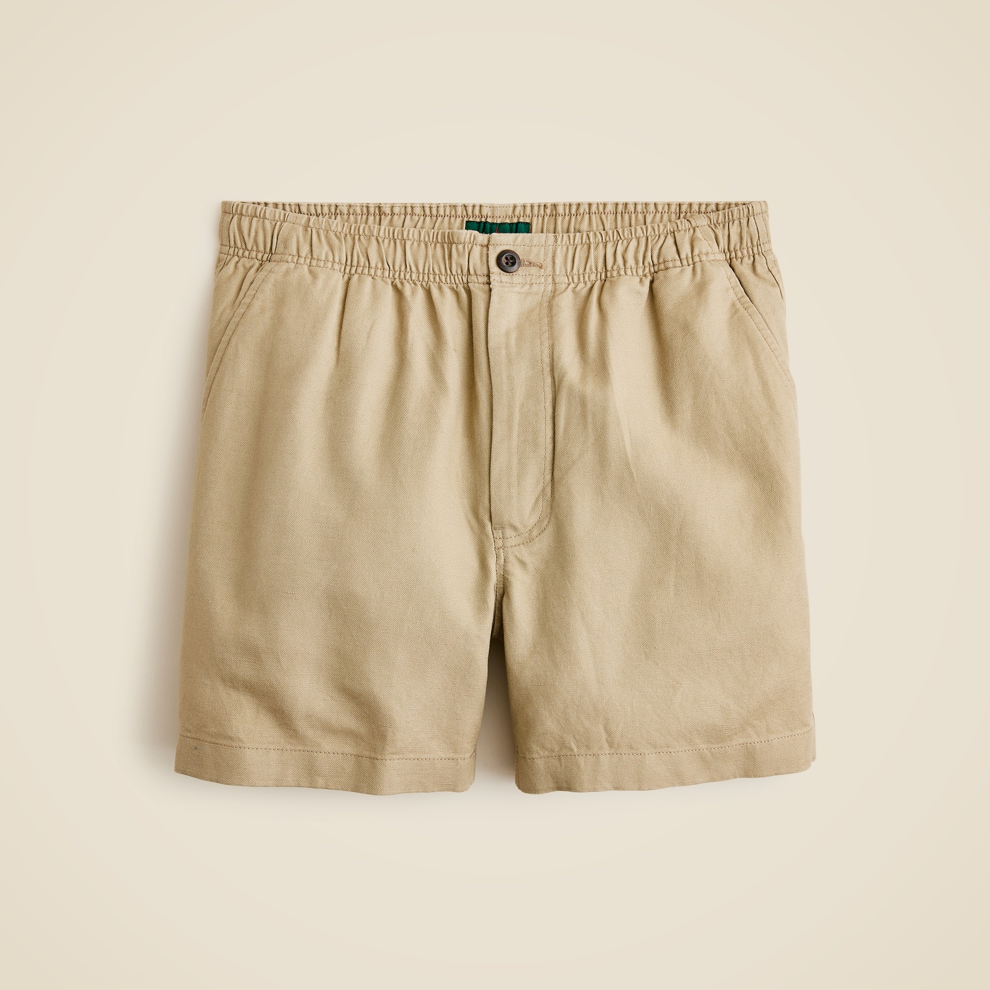 5.5'' Pier short in cotton-linen blend