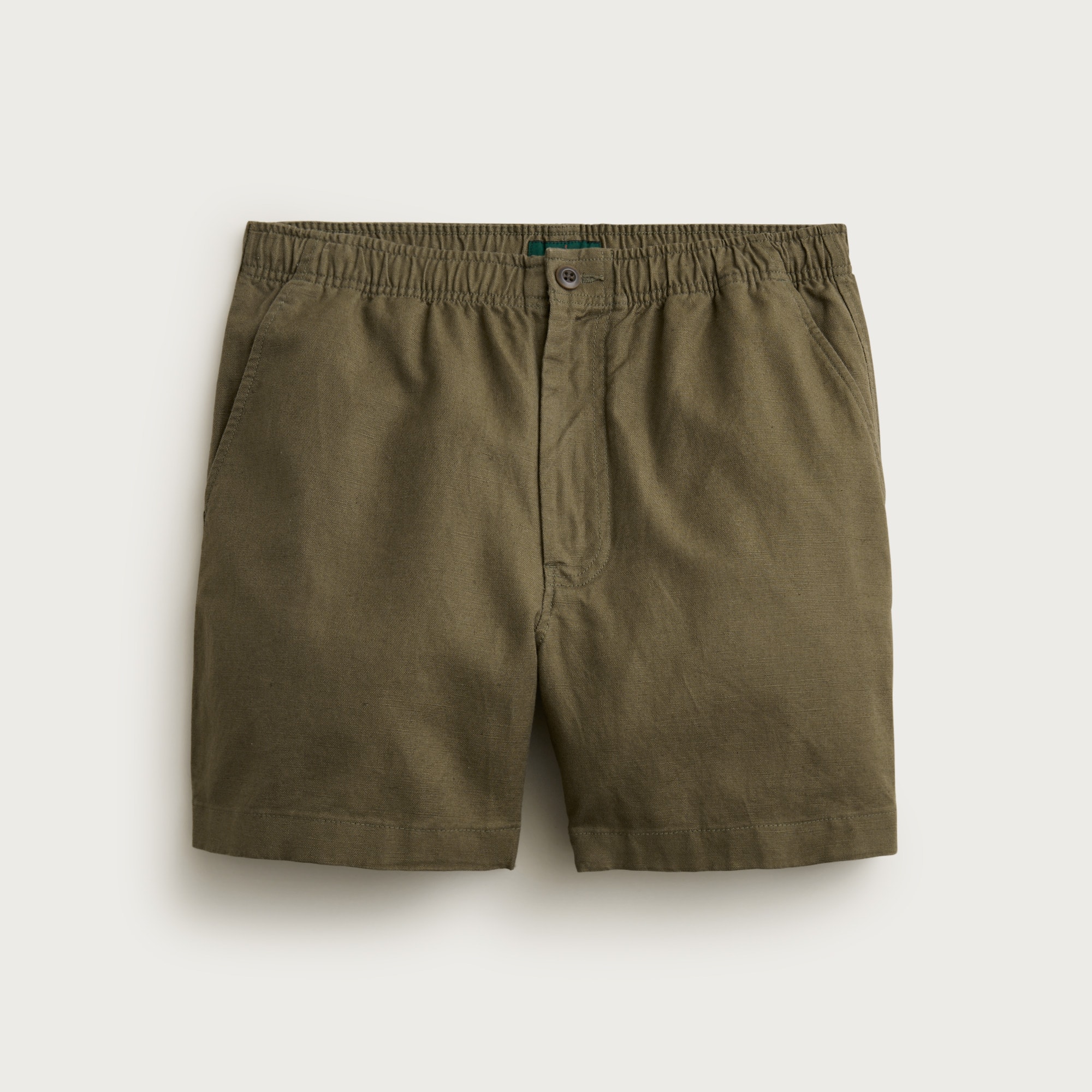 Pier Short In Cotton-linen Blend For Men