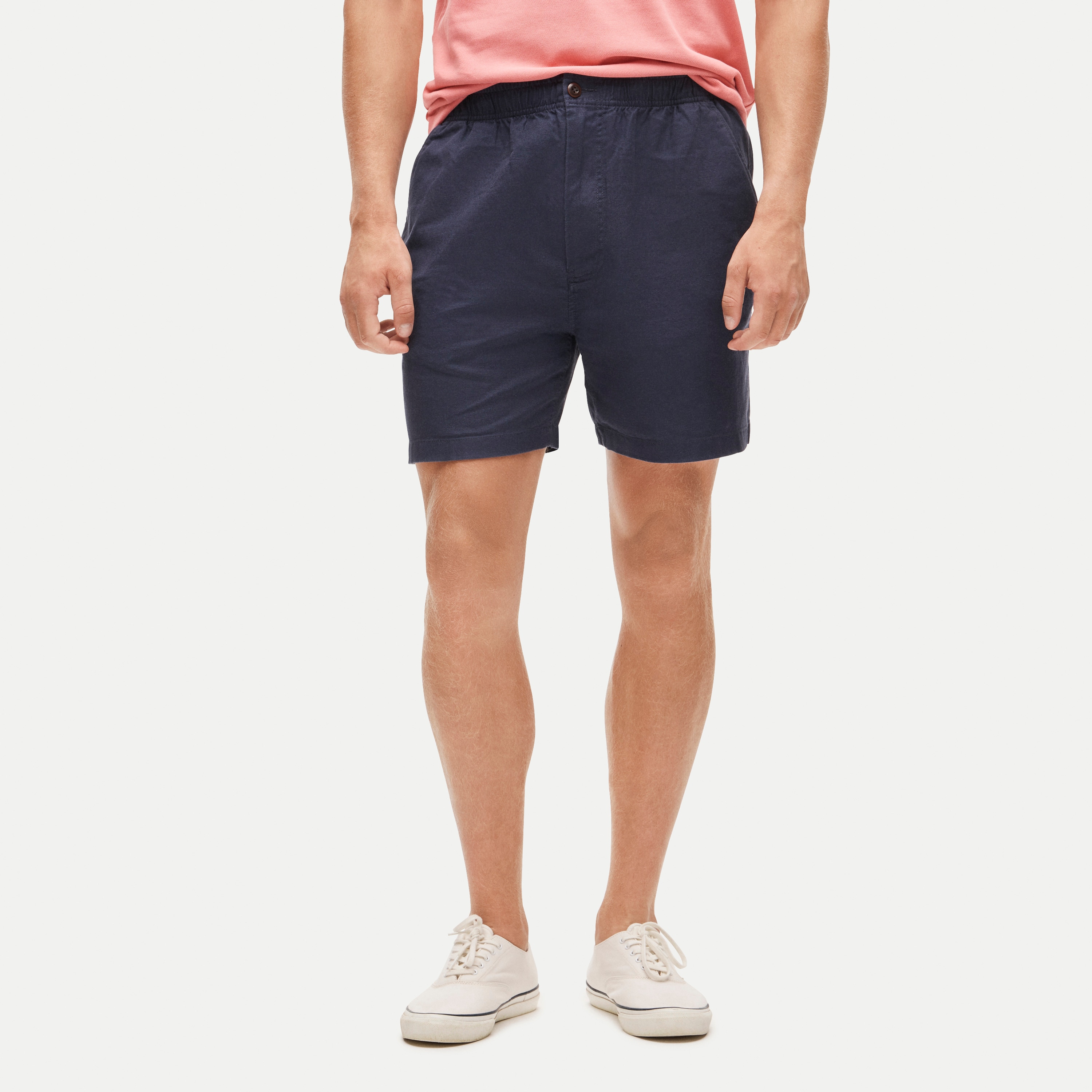 5.5'' Pier Short In Cotton-linen Blend For Men | J.Crew