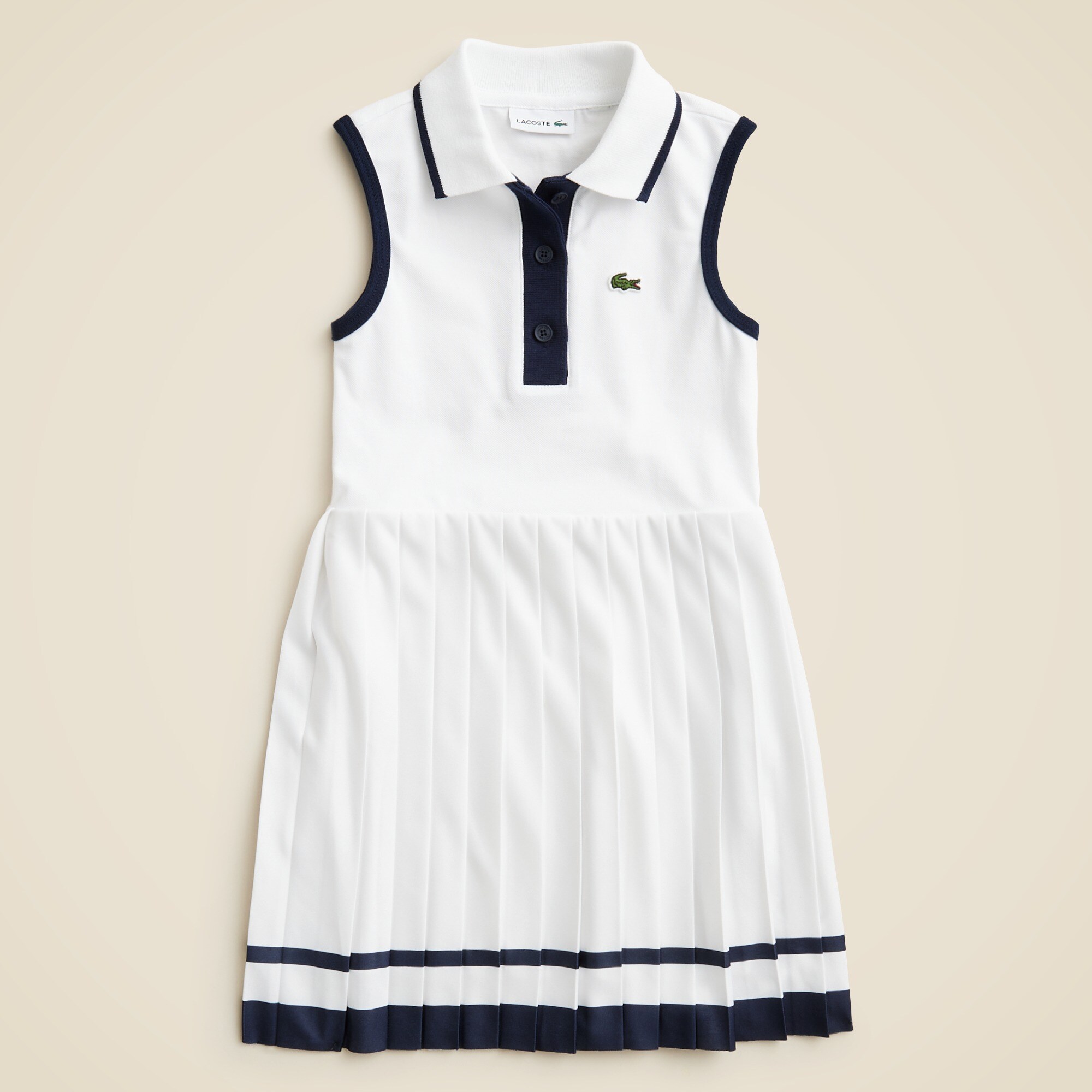 girls Girls' Lacoste&reg; stretch piqu&eacute; polo dress in larger sizes